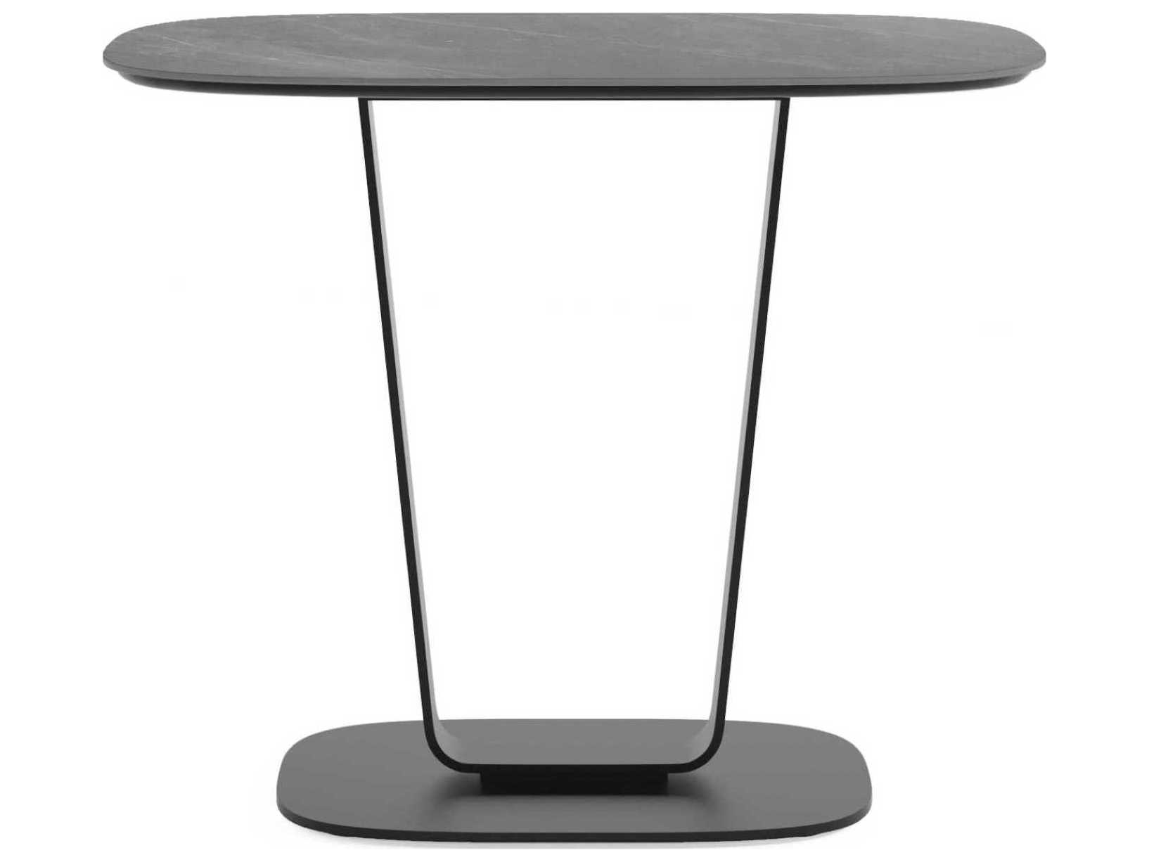 BDI Cloud 9 Rectangular Porcelain Alto Grey End Table
