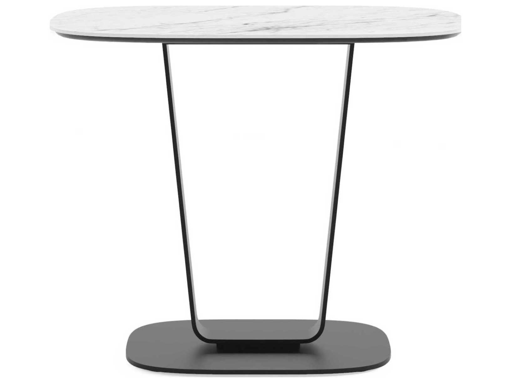 BDI Cloud 9 Rectangular Porcelain Cirrus White End Table