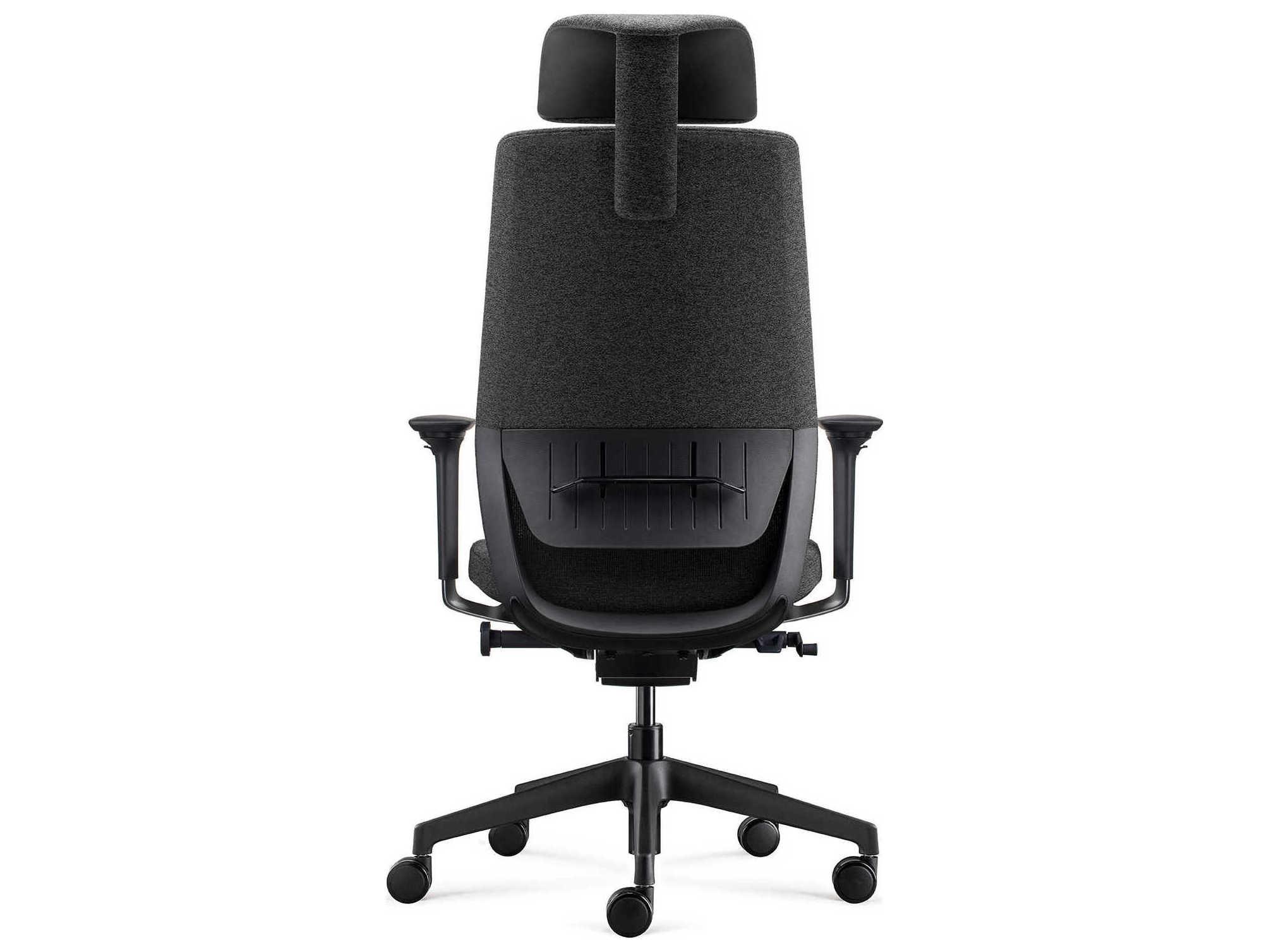 BDI Coda Gray Upholstered Adjustable Task Office Chair