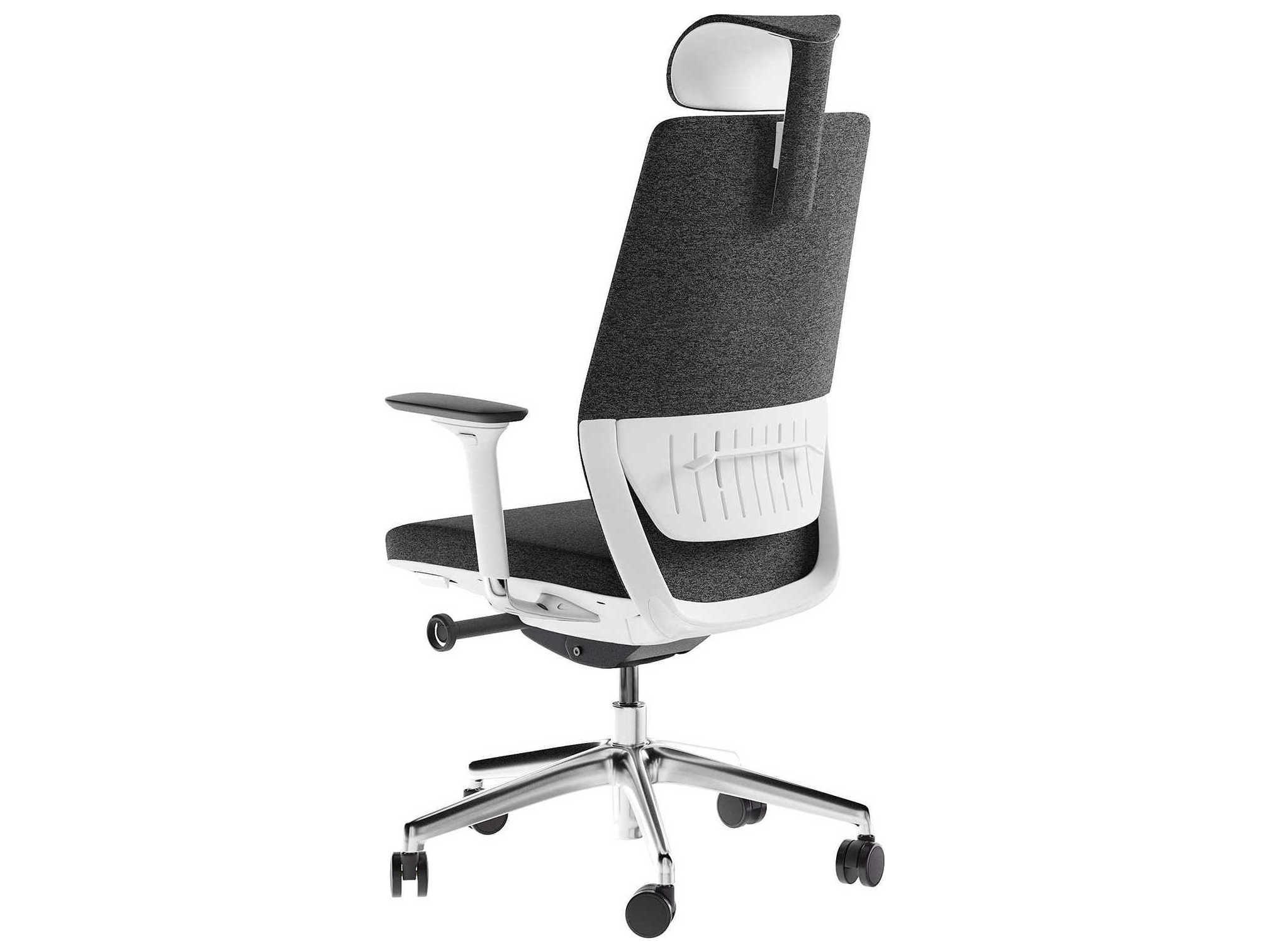BDI Coda Gray Upholstered Adjustable Task Office Chair