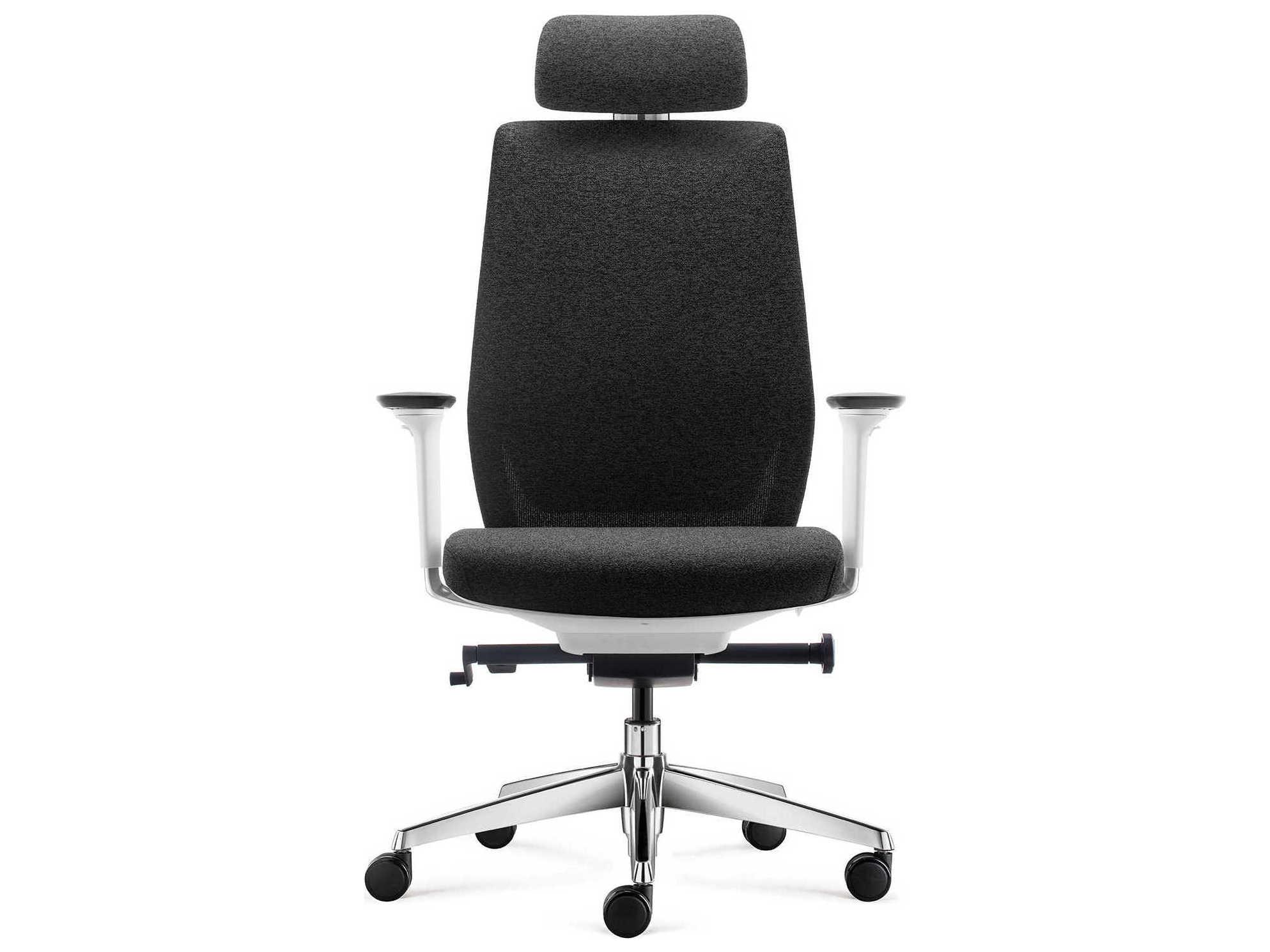 BDI Coda Gray Upholstered Adjustable Task Office Chair