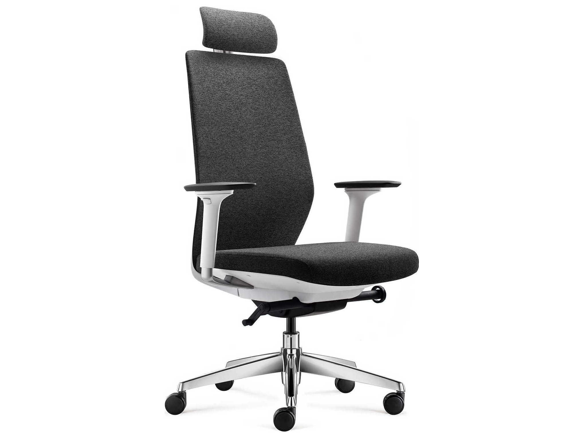 BDI Coda Gray Upholstered Adjustable Task Office Chair