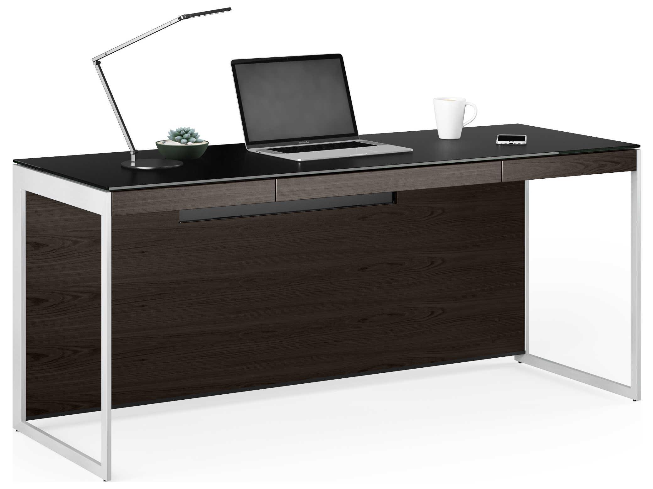 BDI Sequel Black Ash Wood Secretary Desk