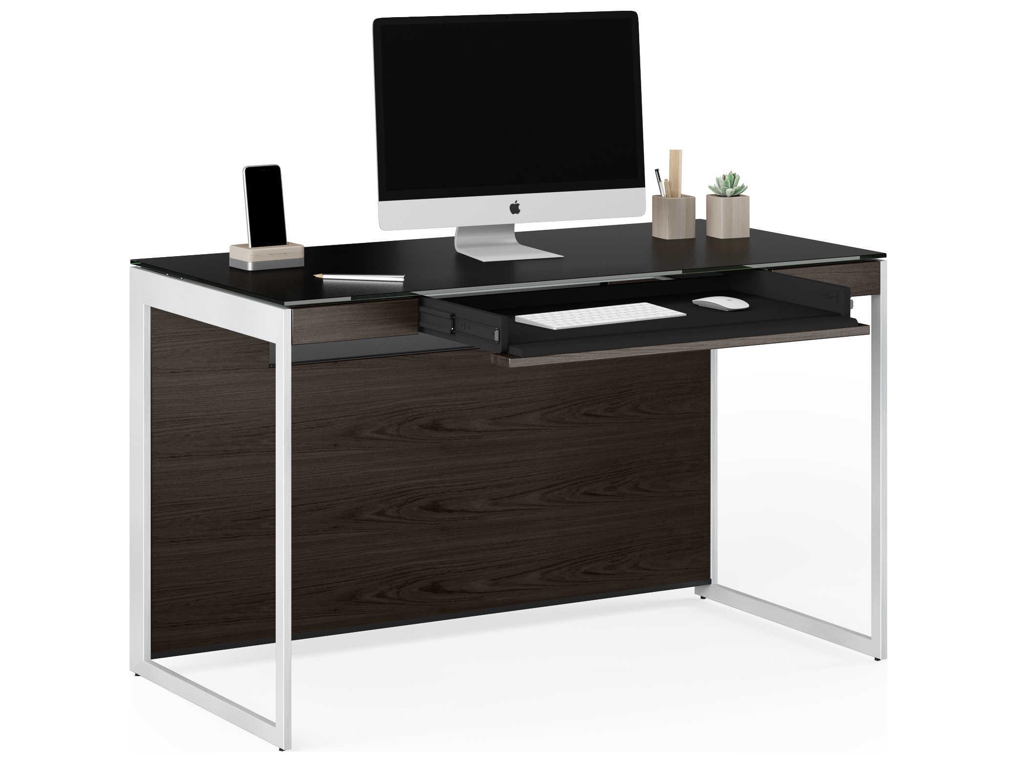 BDI Sequel Black Ash Wood Secretary Desk