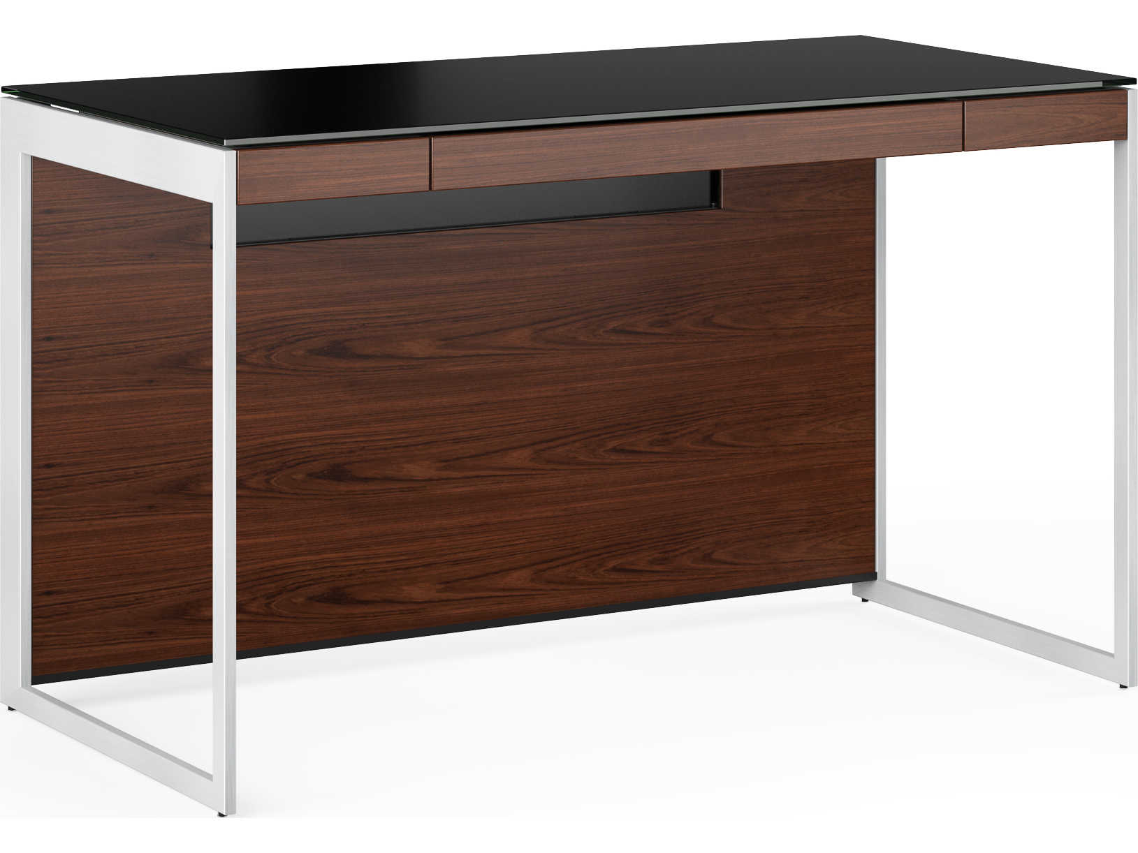 BDI Sequel Black Hardwood Secretary Desk