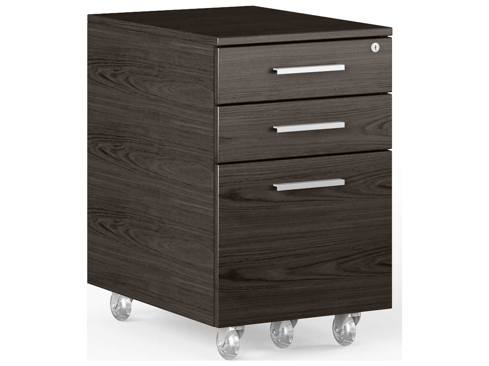 BDI Sequel Charcoal Stained Ash File Cabinet