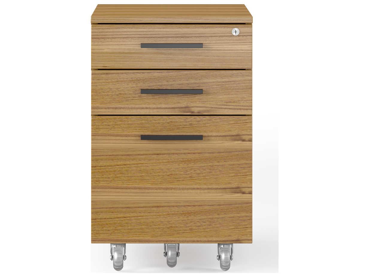 BDI Sequel Walnut Natural File Cabinet