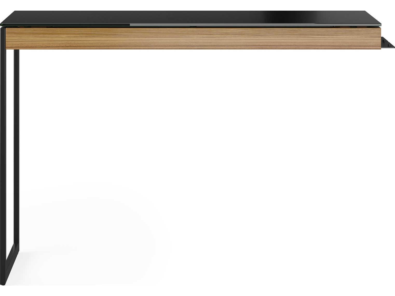 BDI Sequel Natural Walnut, Black Return Desk