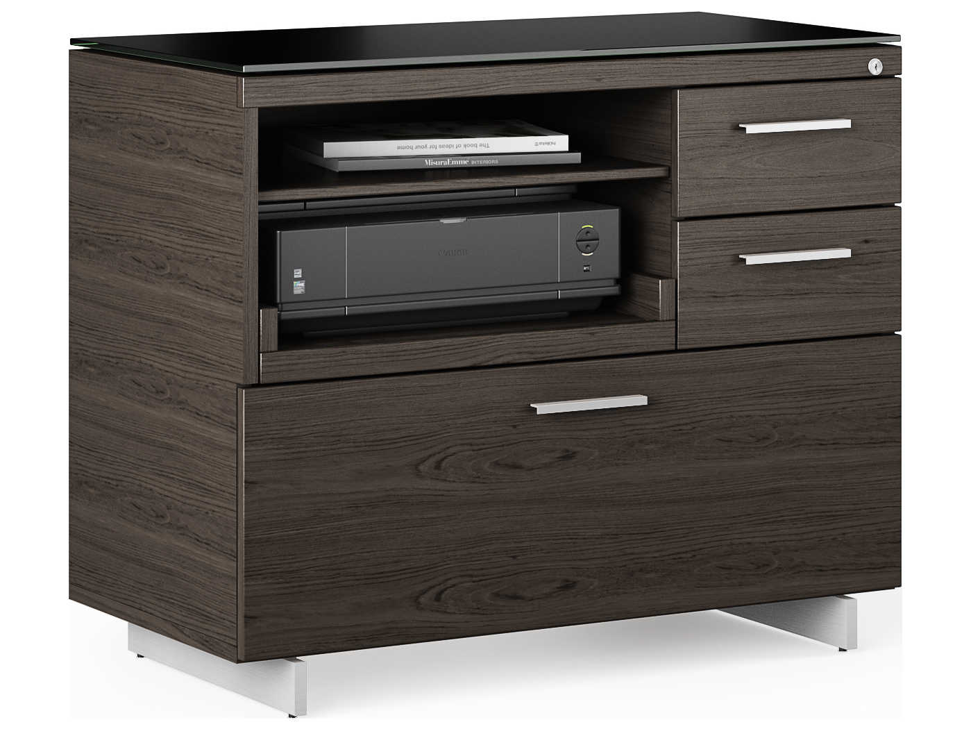 BDI Sequel Ash Wood Printer Cabinet