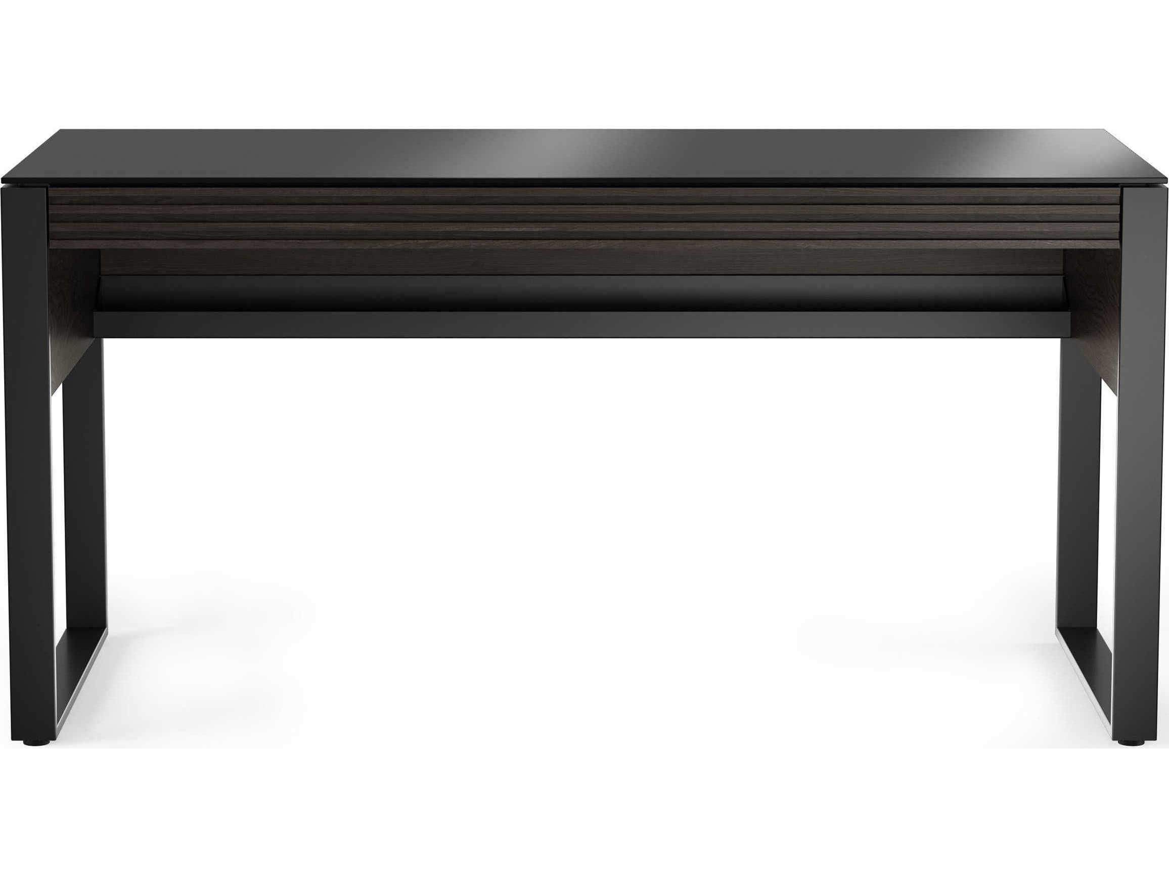 BDI Corridor Charcoal Stained Ash Black Secretary Desk