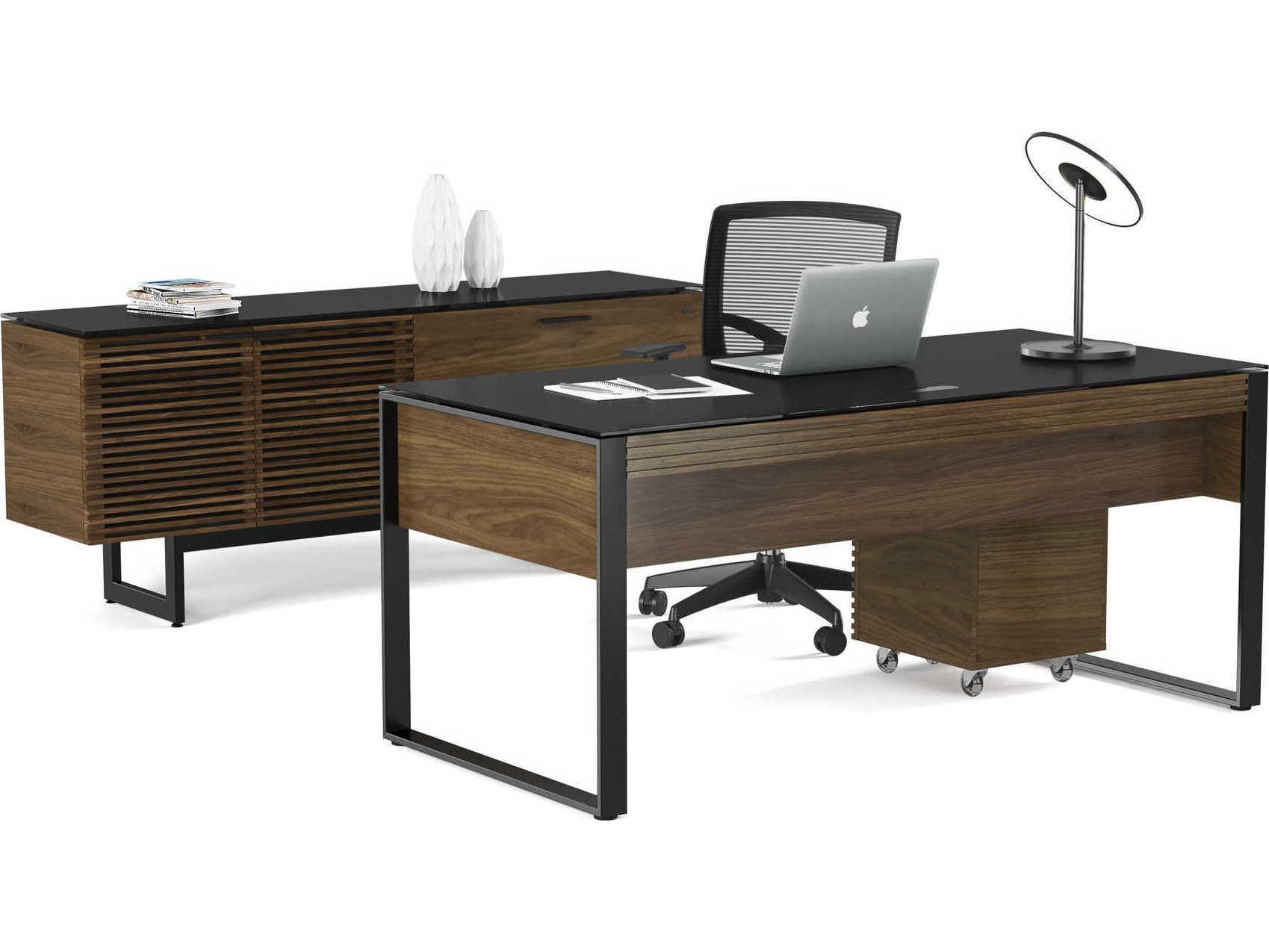 BDI Corridor Natural Walnut File Cabinet