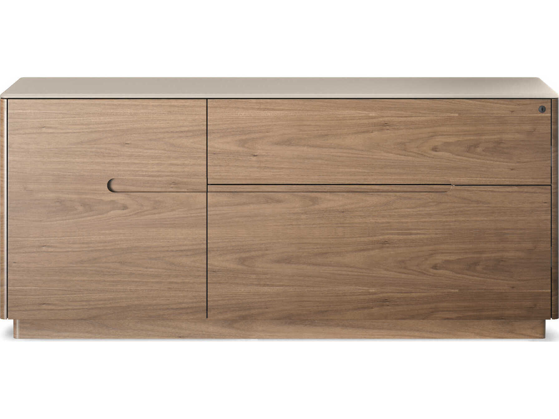 BDI Luma Natural Walnut Dune File Cabinet