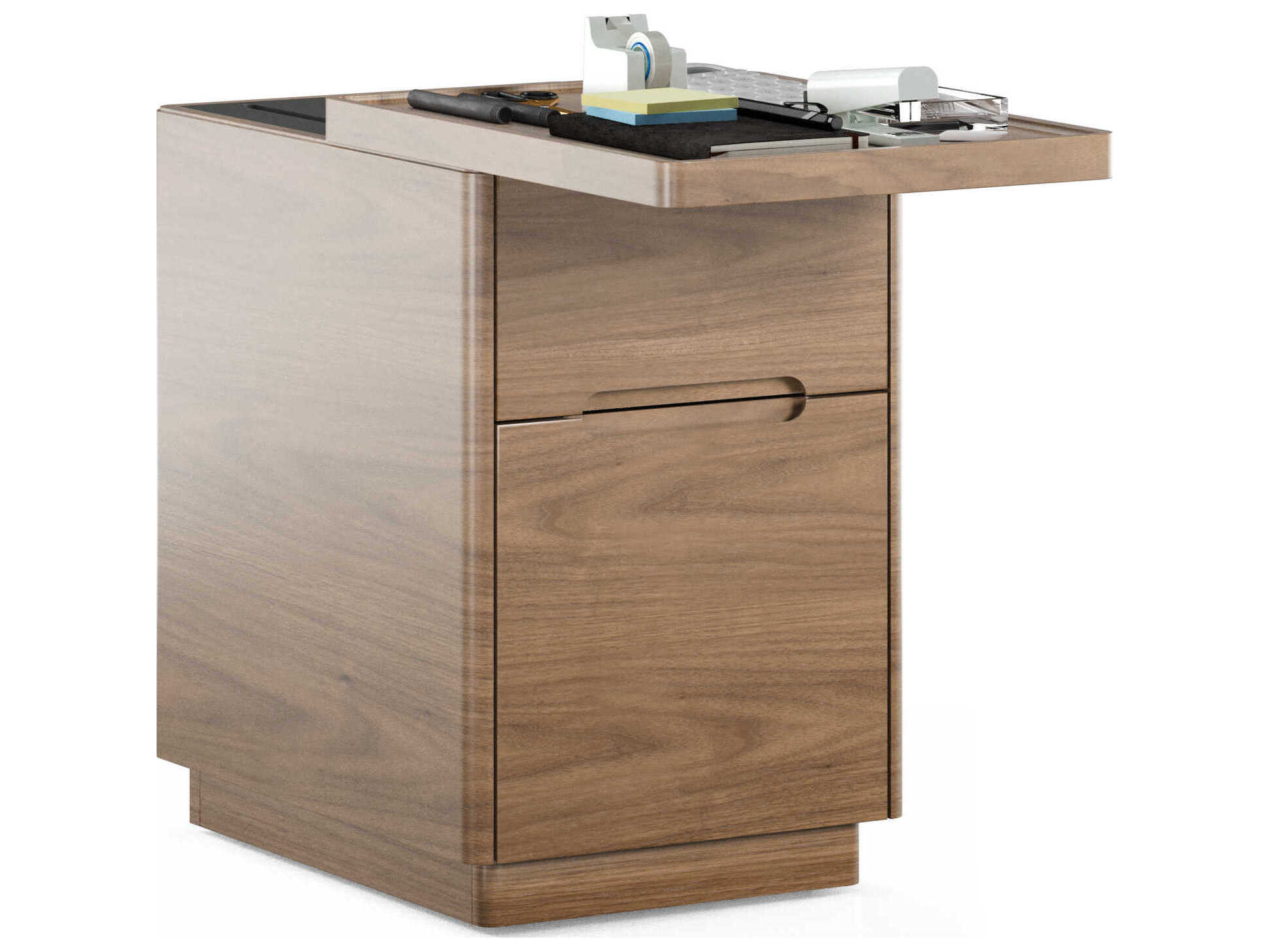 BDI Luma Natural Walnut File Cabinet