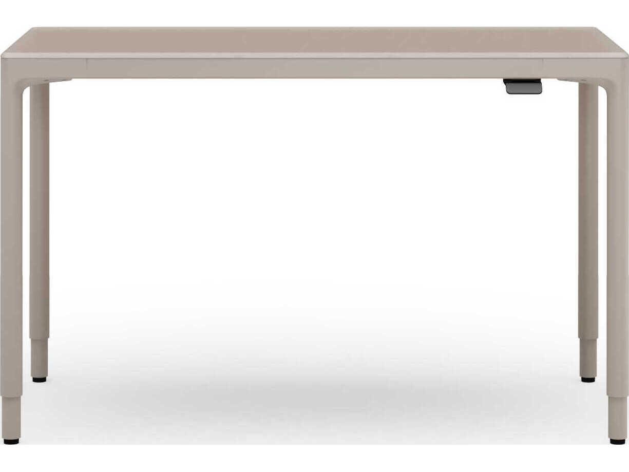 BDI Luma Dune White Height Adjustable & Standing Desks