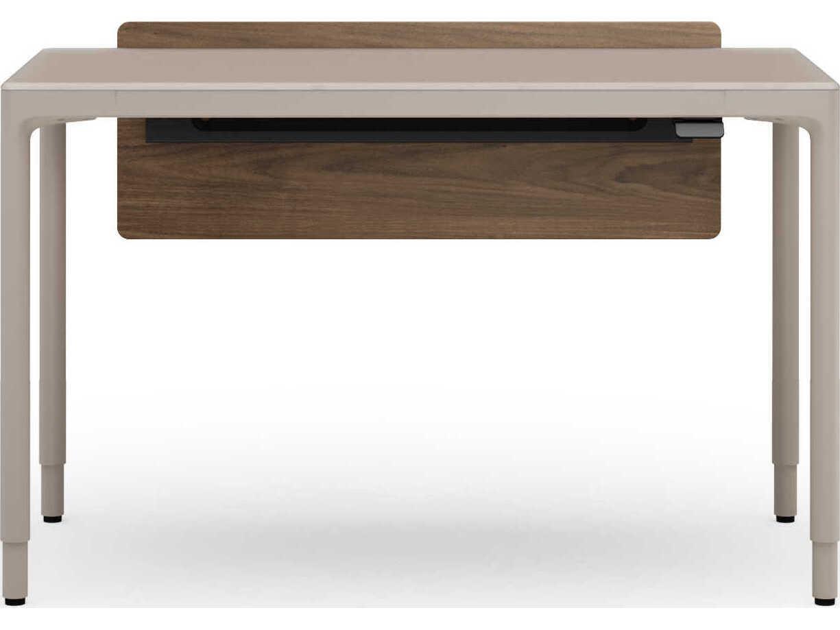 BDI Luma Dune White Height Adjustable & Standing Desks