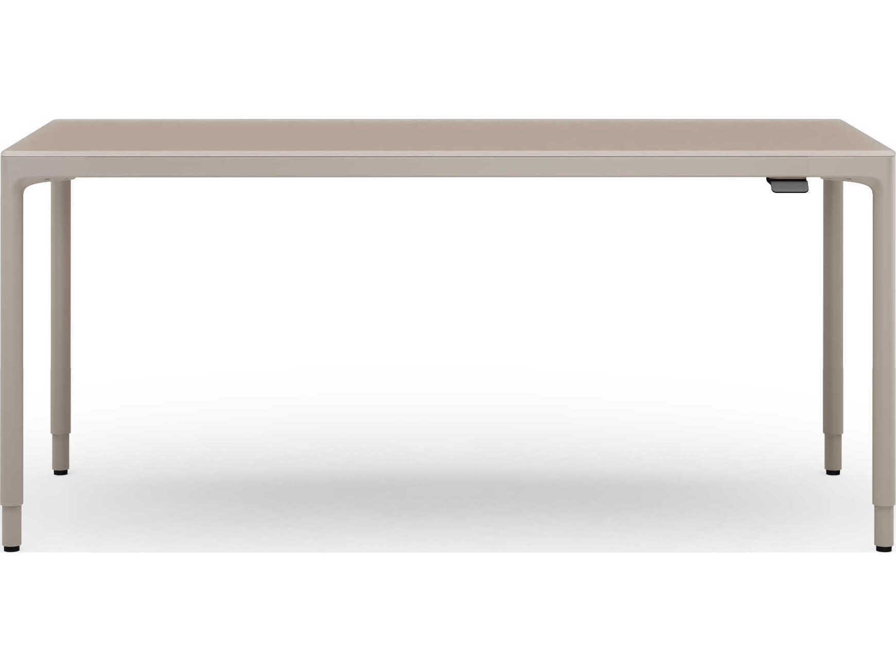 BDI Luma Dune White Height Adjustable & Standing Desks