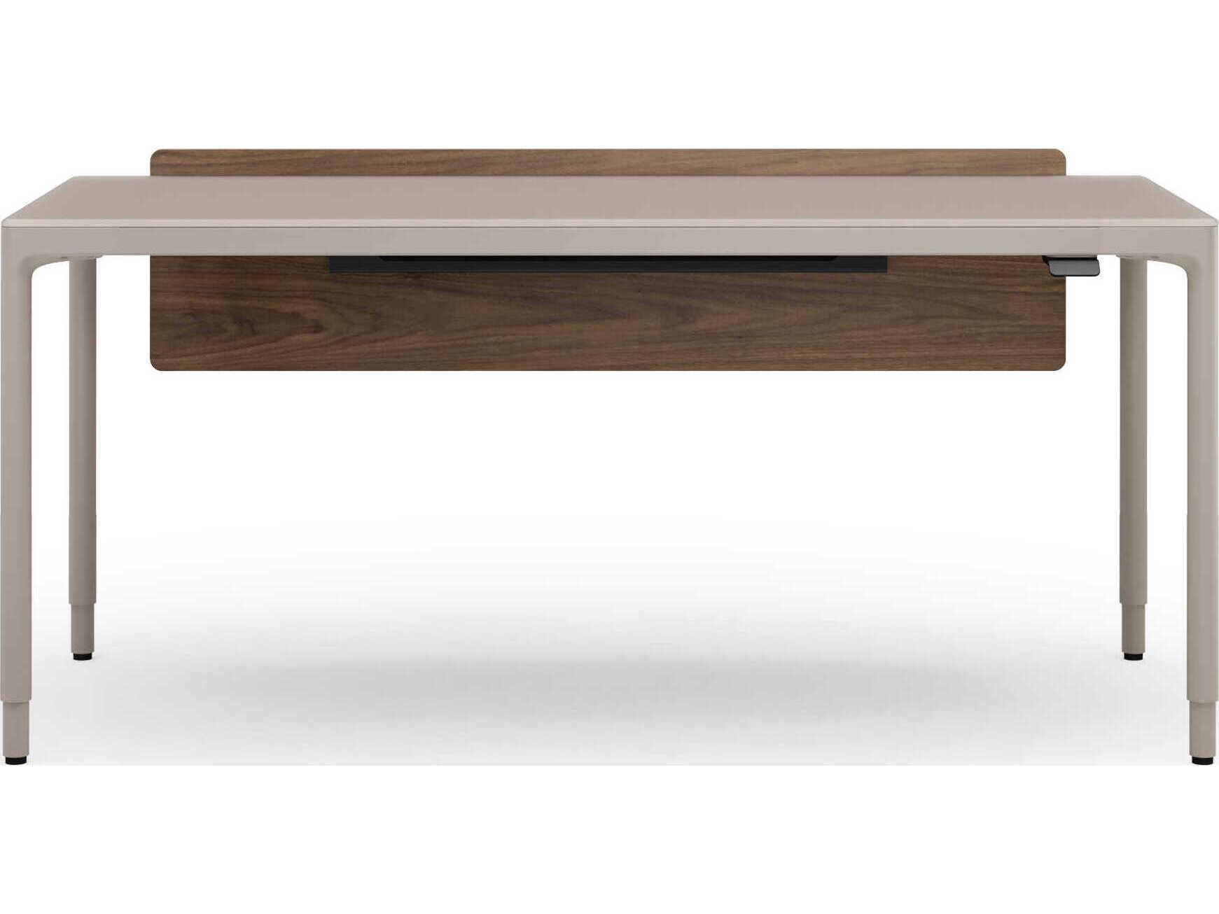 BDI Luma Dune White Height Adjustable & Standing Desks