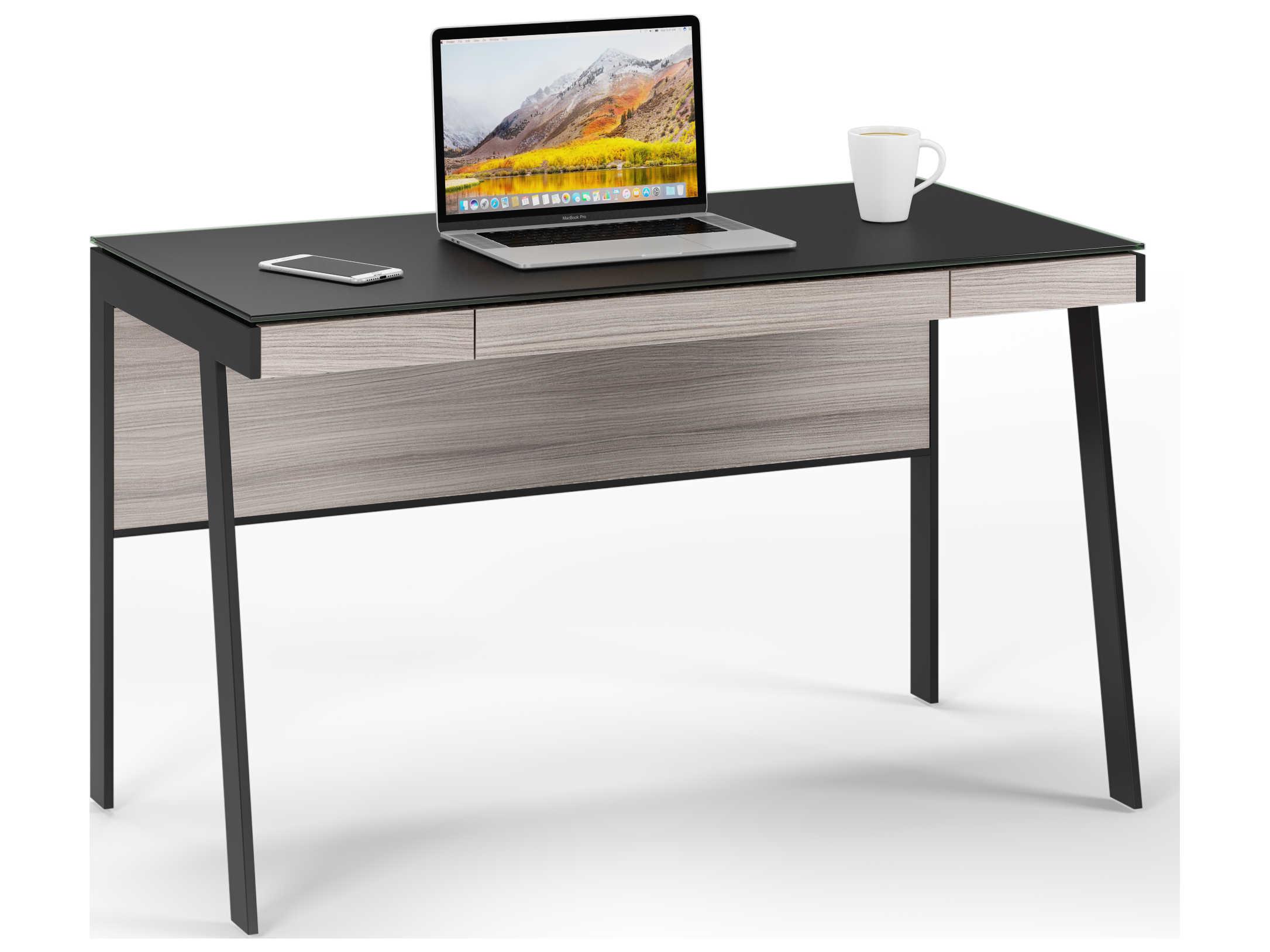 BDI Sigma Strata Black Secretary Desk