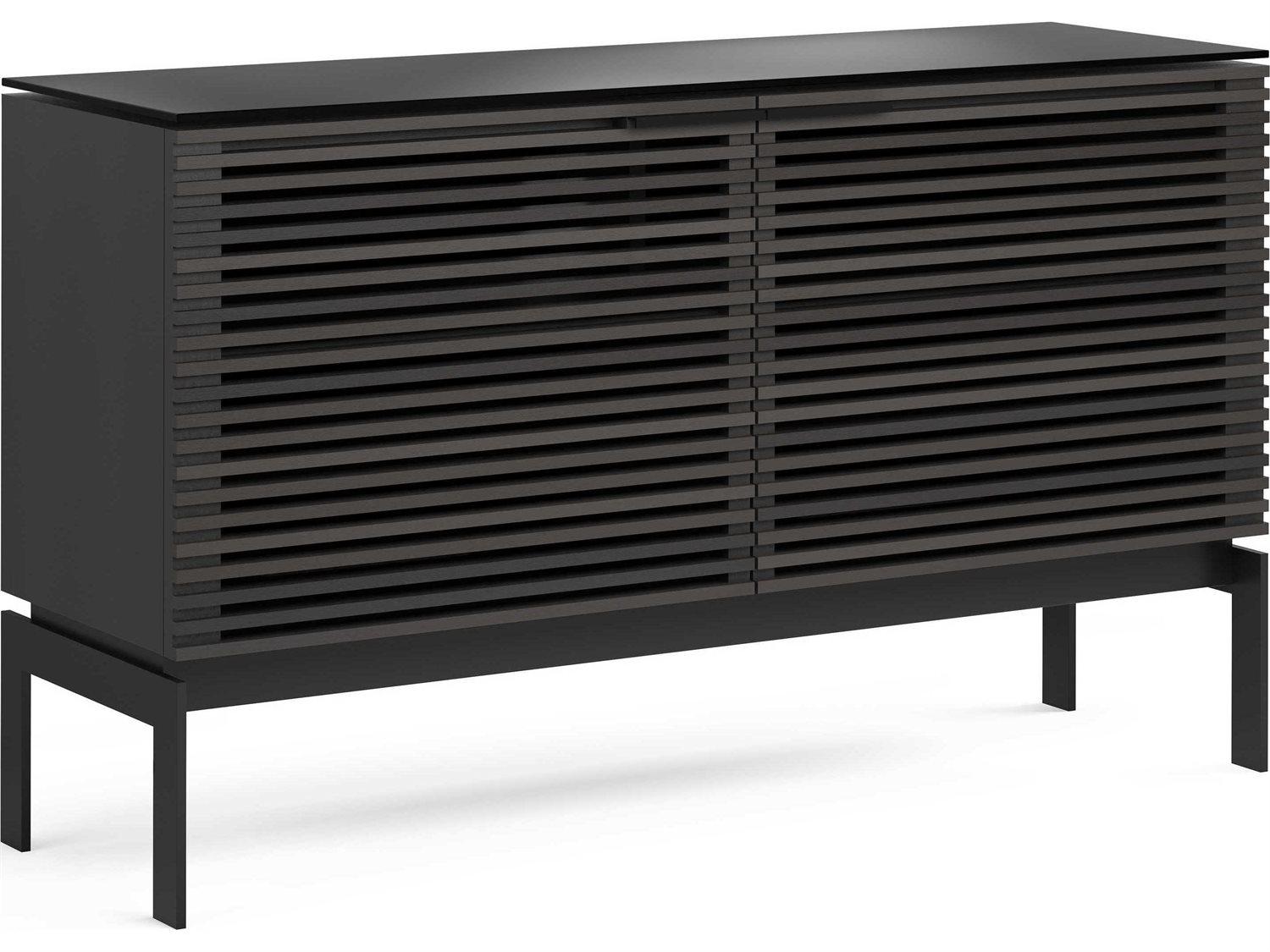 BDI Corridor 50" Hardwood Charcoal Media Console