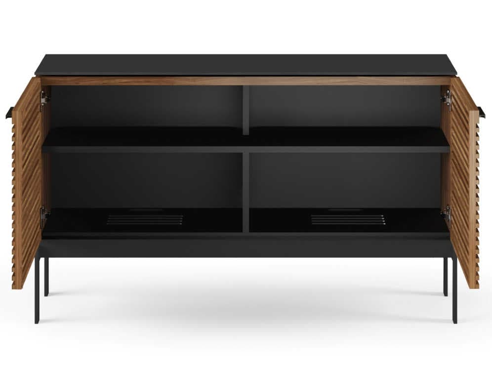 BDI Corridor 50" Walnut Wood Natural Media Console