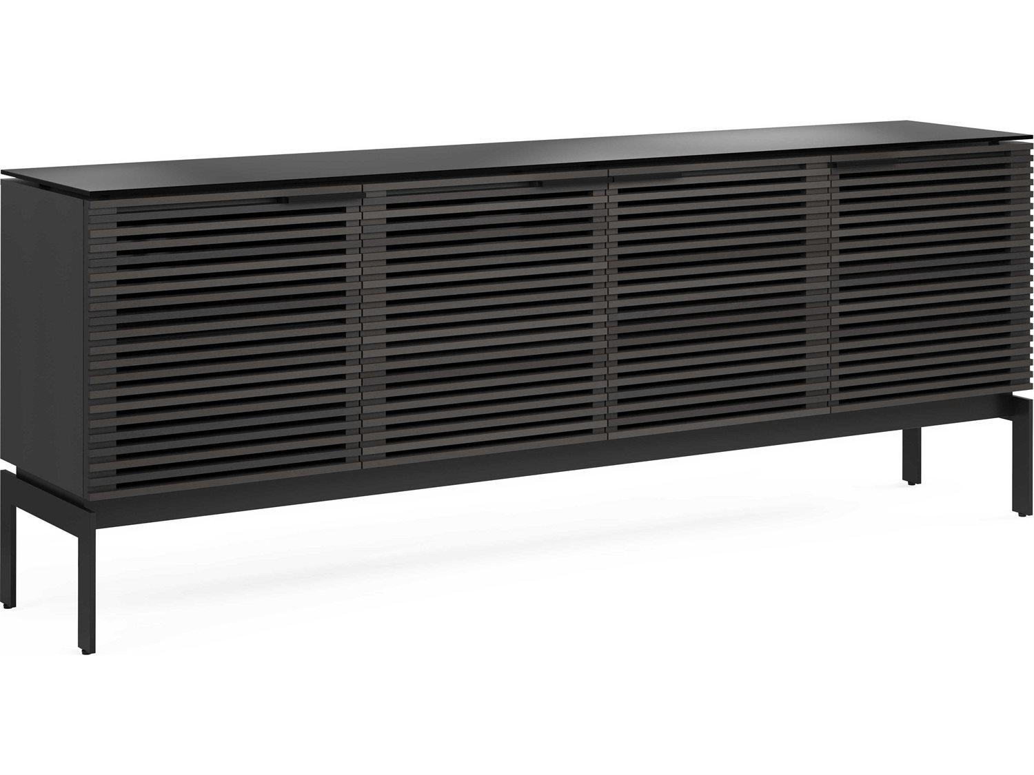 BDI Corridor 79" Hardwood Charcoal Media Console