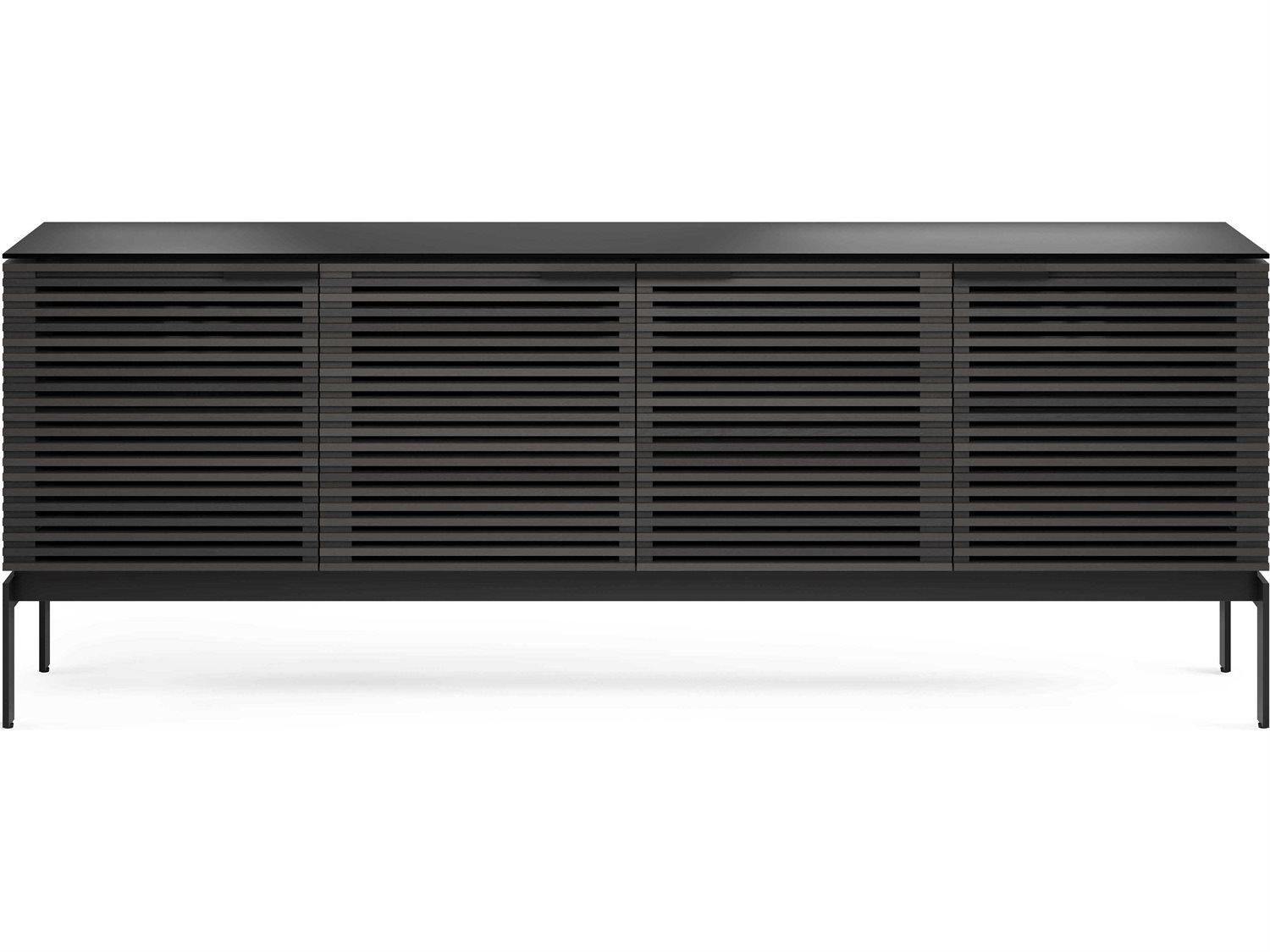 BDI Corridor 79" Hardwood Charcoal Media Console