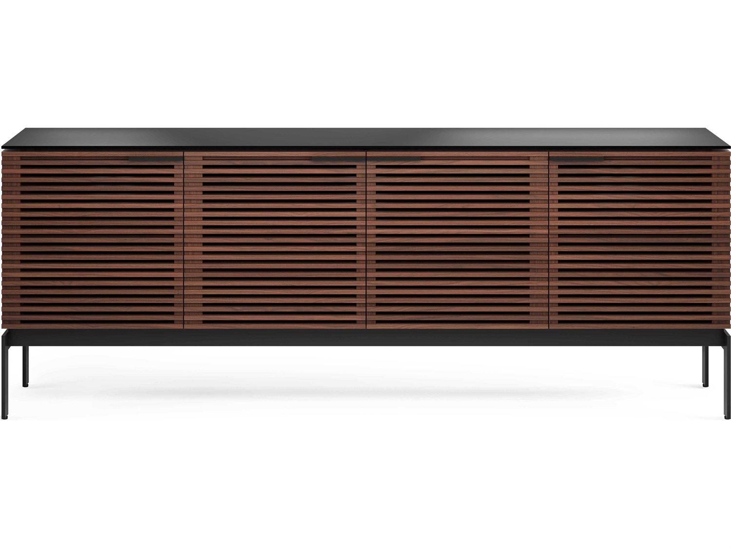 BDI Corridor 79" Walnut Wood Chocolate Stained Media Console