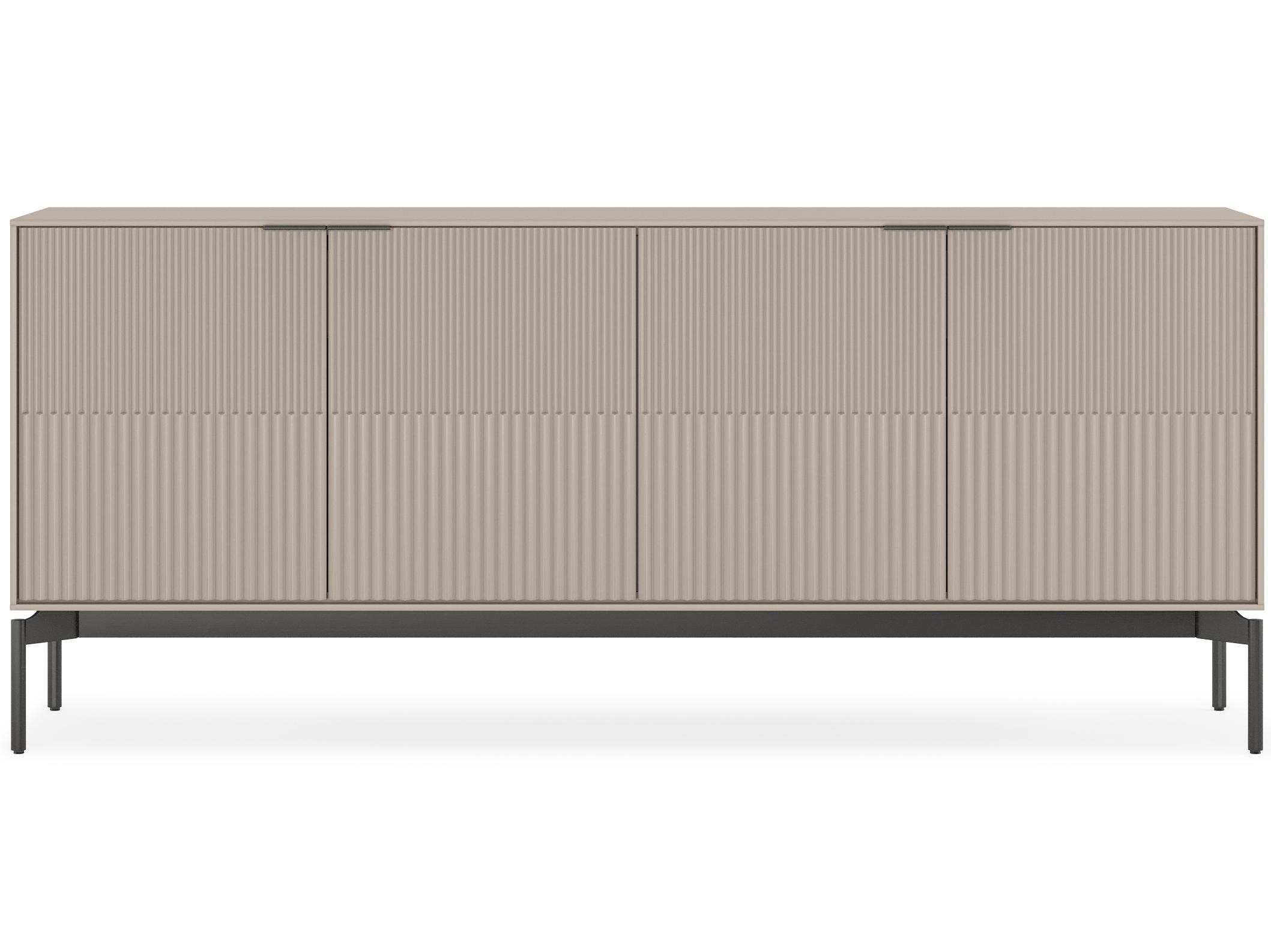 BDI Zig 79" Dune Sideboard With Brushed Carbon Base