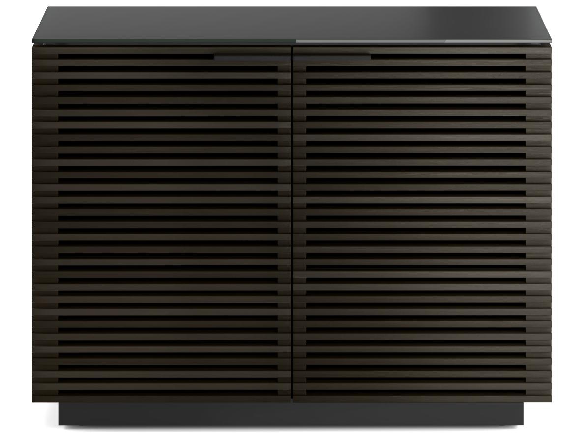 BDI Corridor Charcoal Stained Ash Black Hardwood Accent Chest