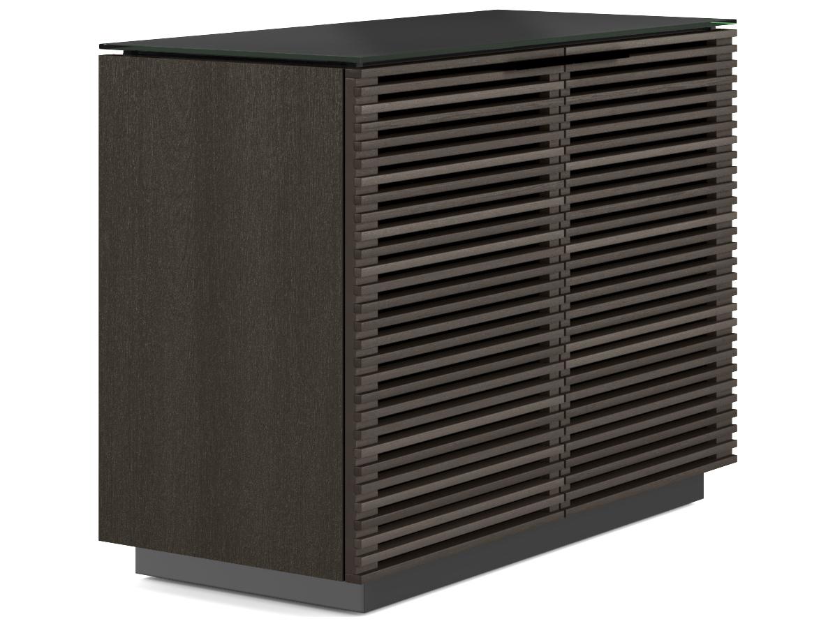 BDI Corridor Charcoal Stained Ash Black Hardwood Accent Chest