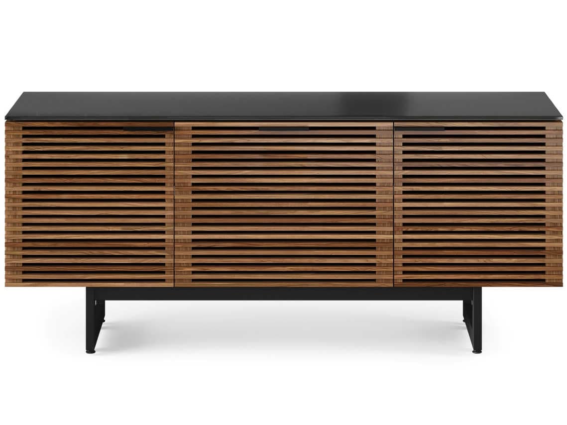 BDI Corridor 65" Hardwood Natural Walnut Media Console