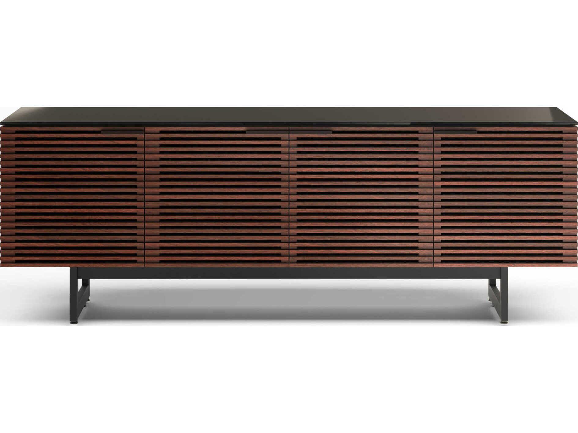 BDI Corridor 79" Hardwood Chocolate Stained Walnut Media Console