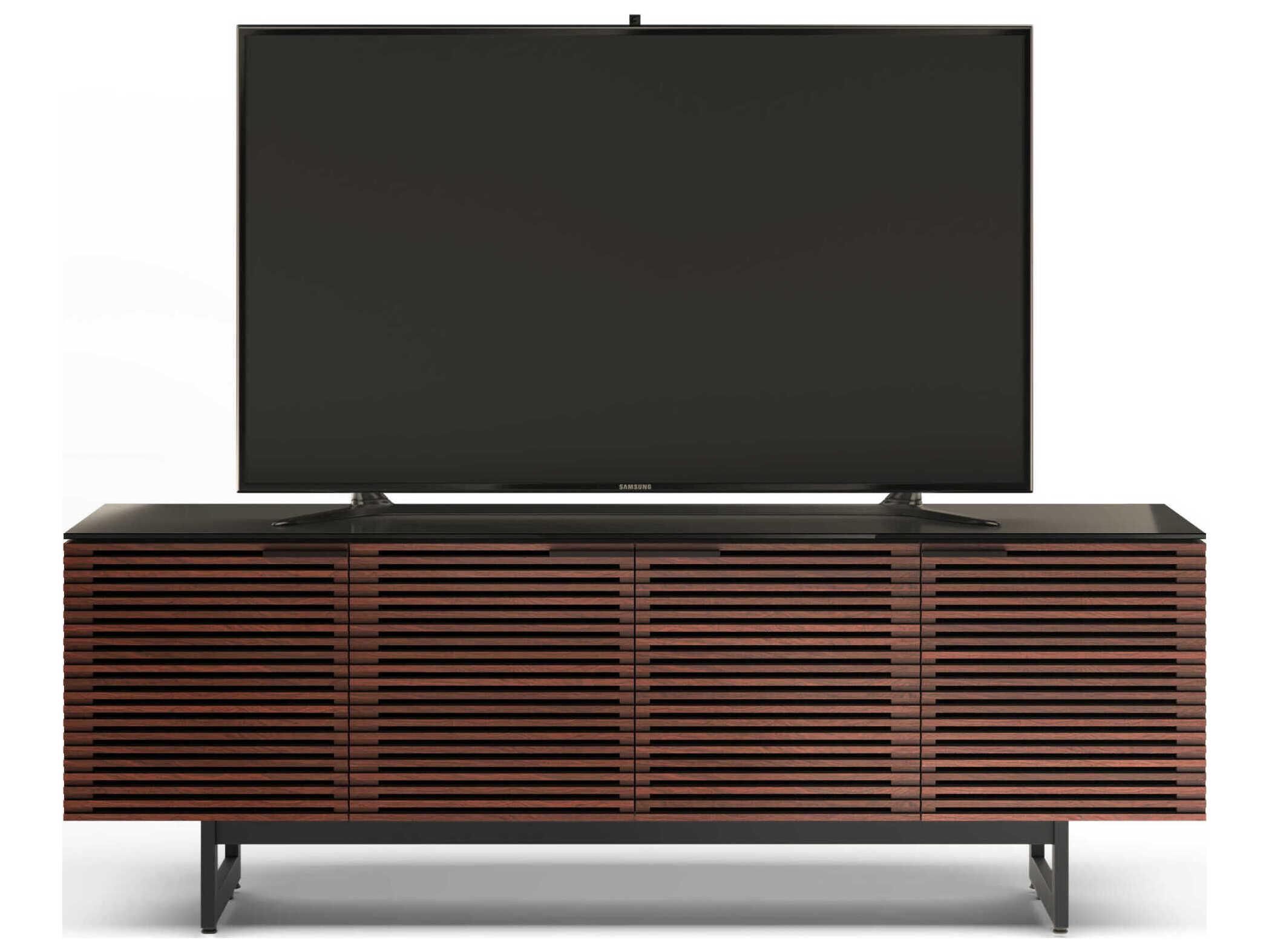 BDI Corridor 79" Hardwood Chocolate Stained Walnut Media Console