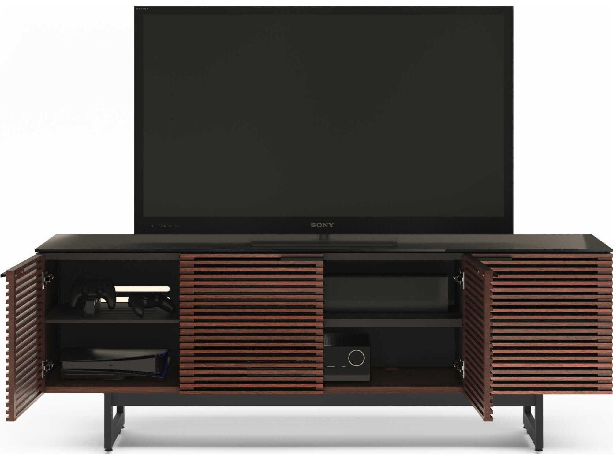 BDI Corridor 79" Hardwood Chocolate Stained Walnut Media Console