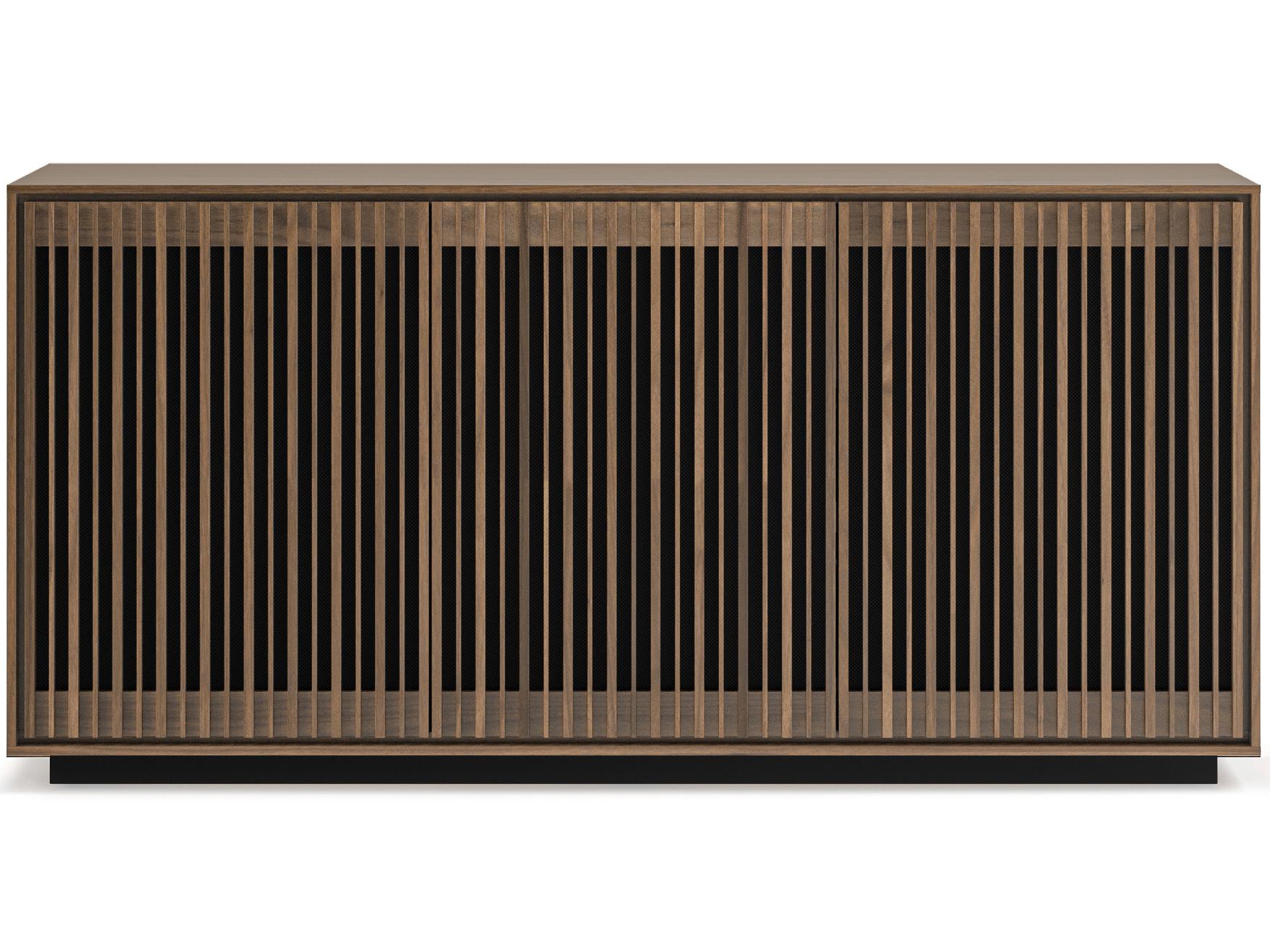 BDI Profile 75" Walnut Wood Natural Media Console
