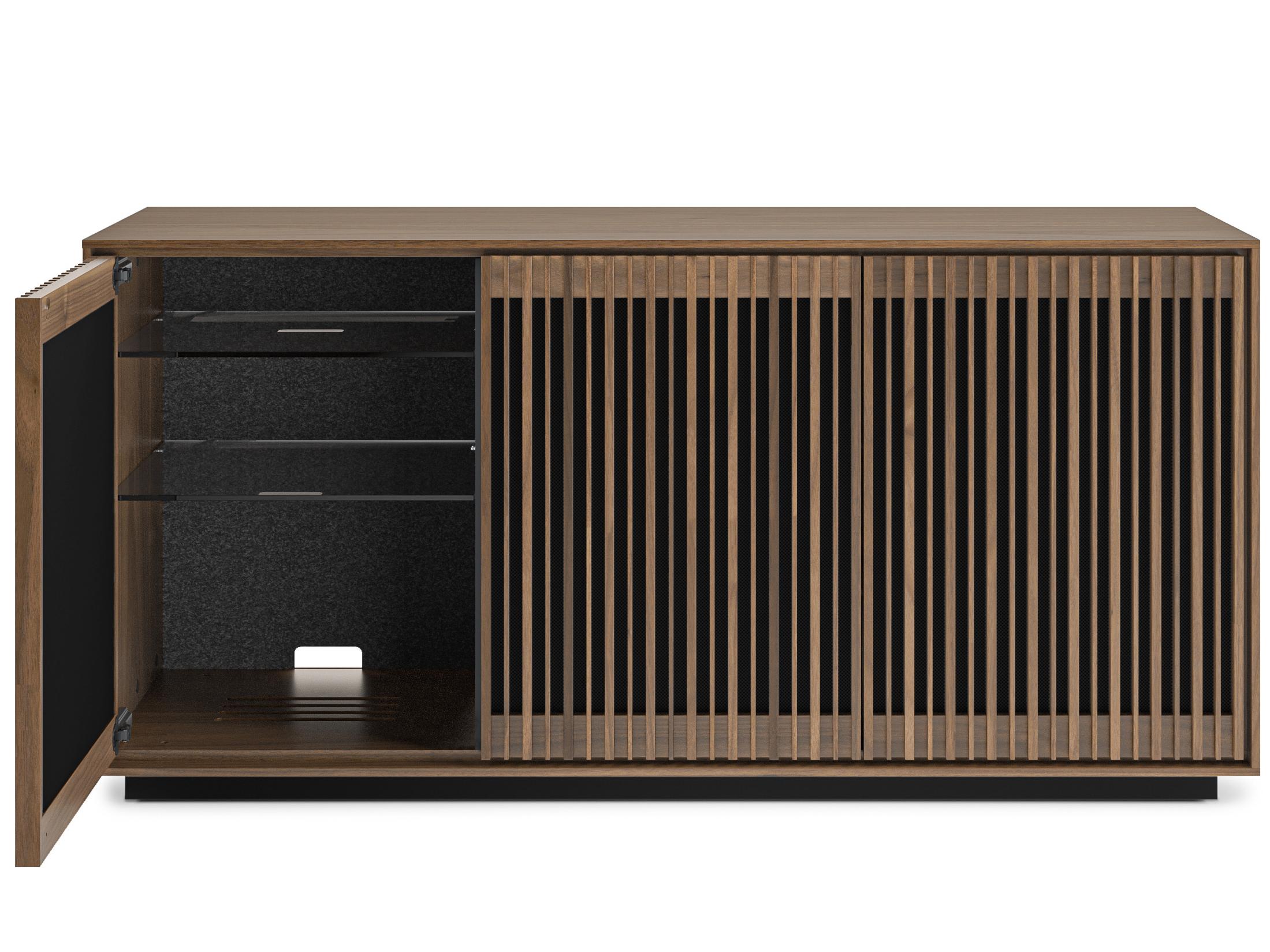 BDI Profile 75" Walnut Wood Natural Media Console