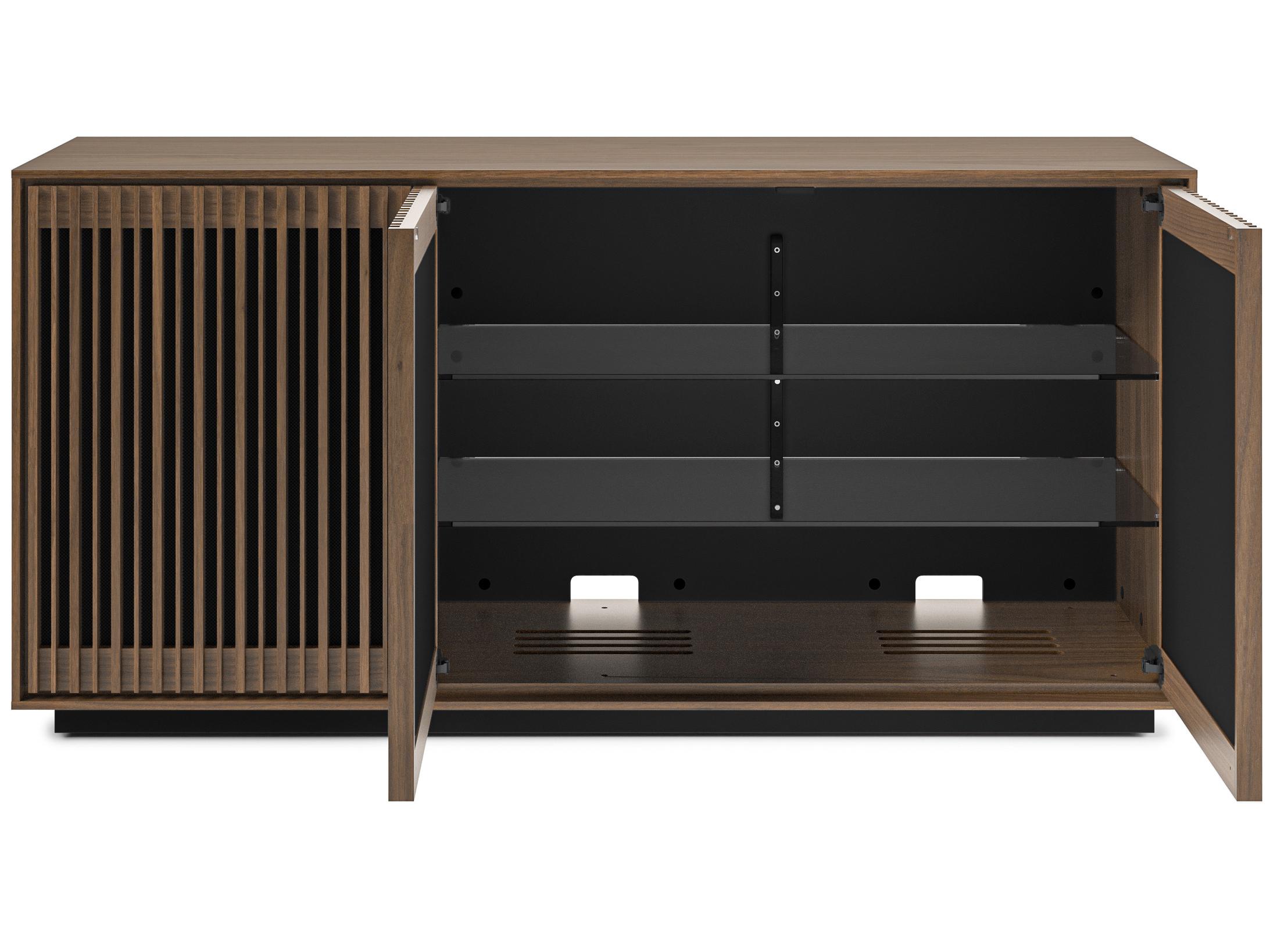 BDI Profile 75" Walnut Wood Natural Media Console