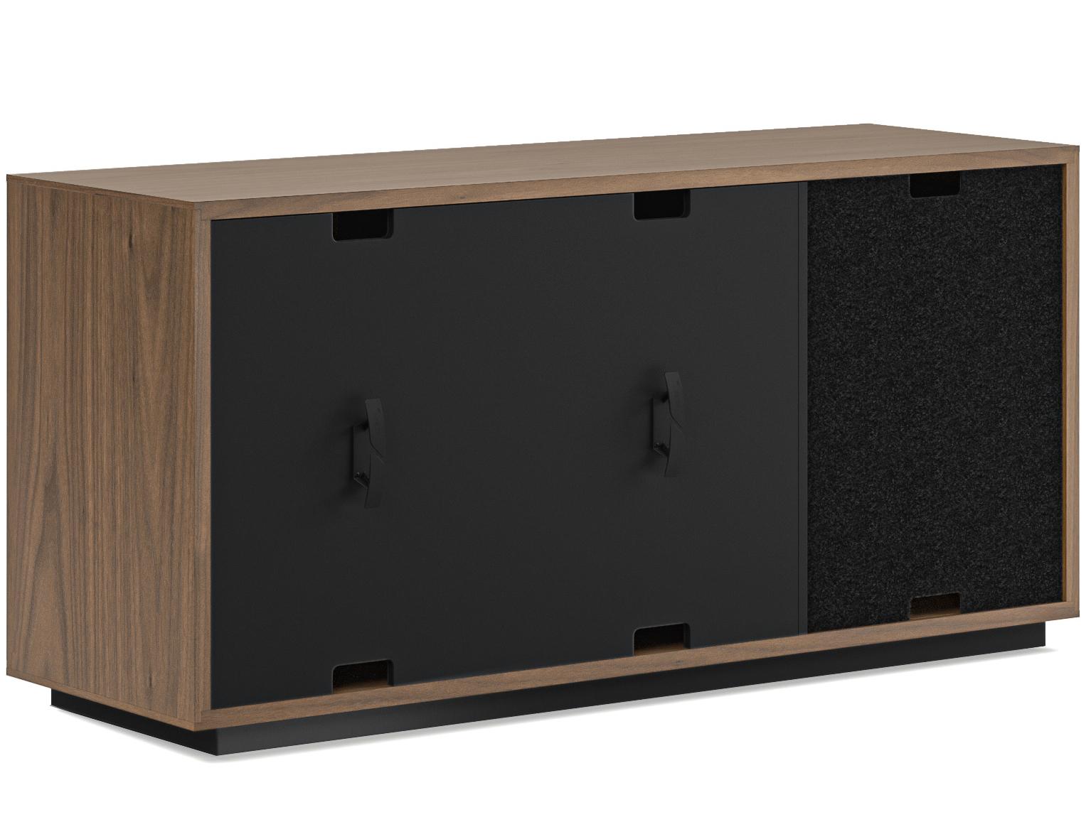 BDI Profile 75" Walnut Wood Natural Media Console