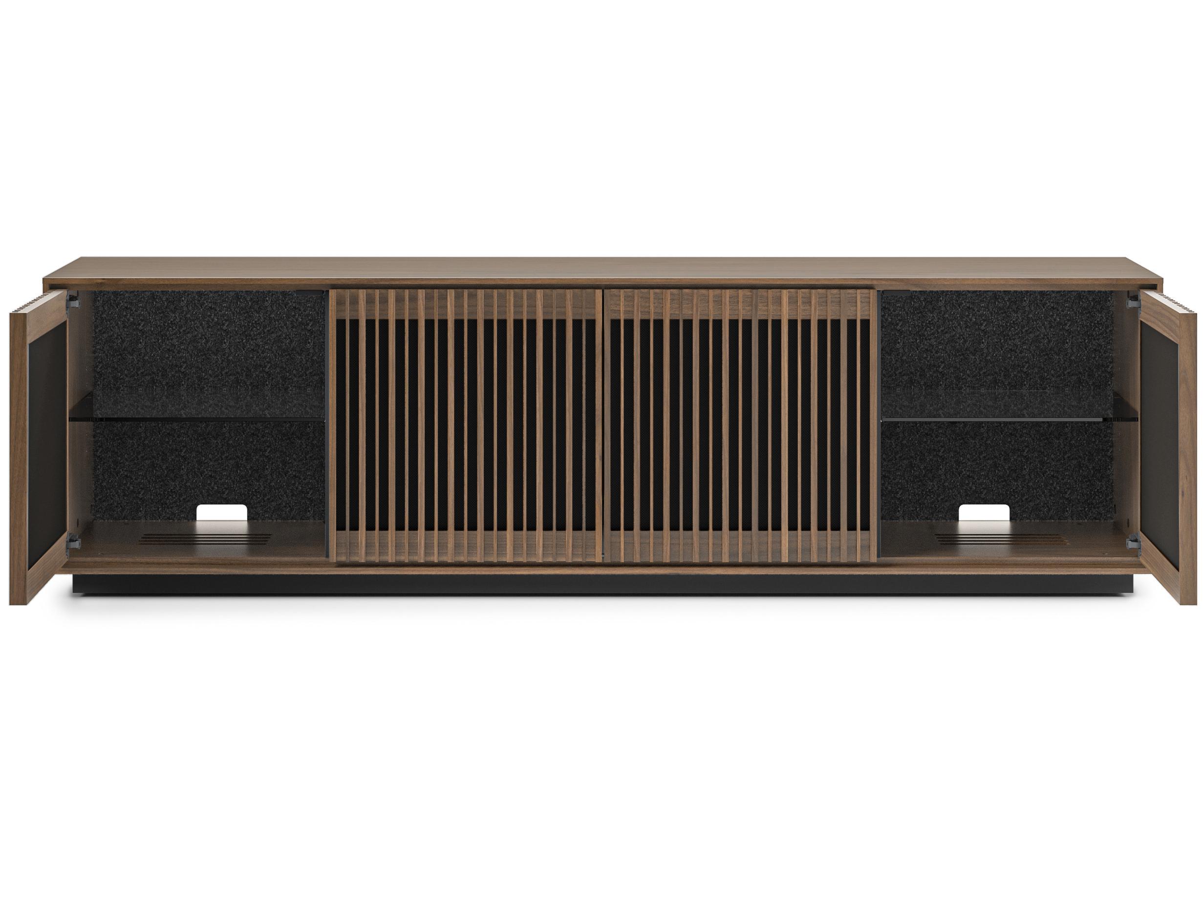 BDI Profile 81" Walnut Wood Natural Media Console