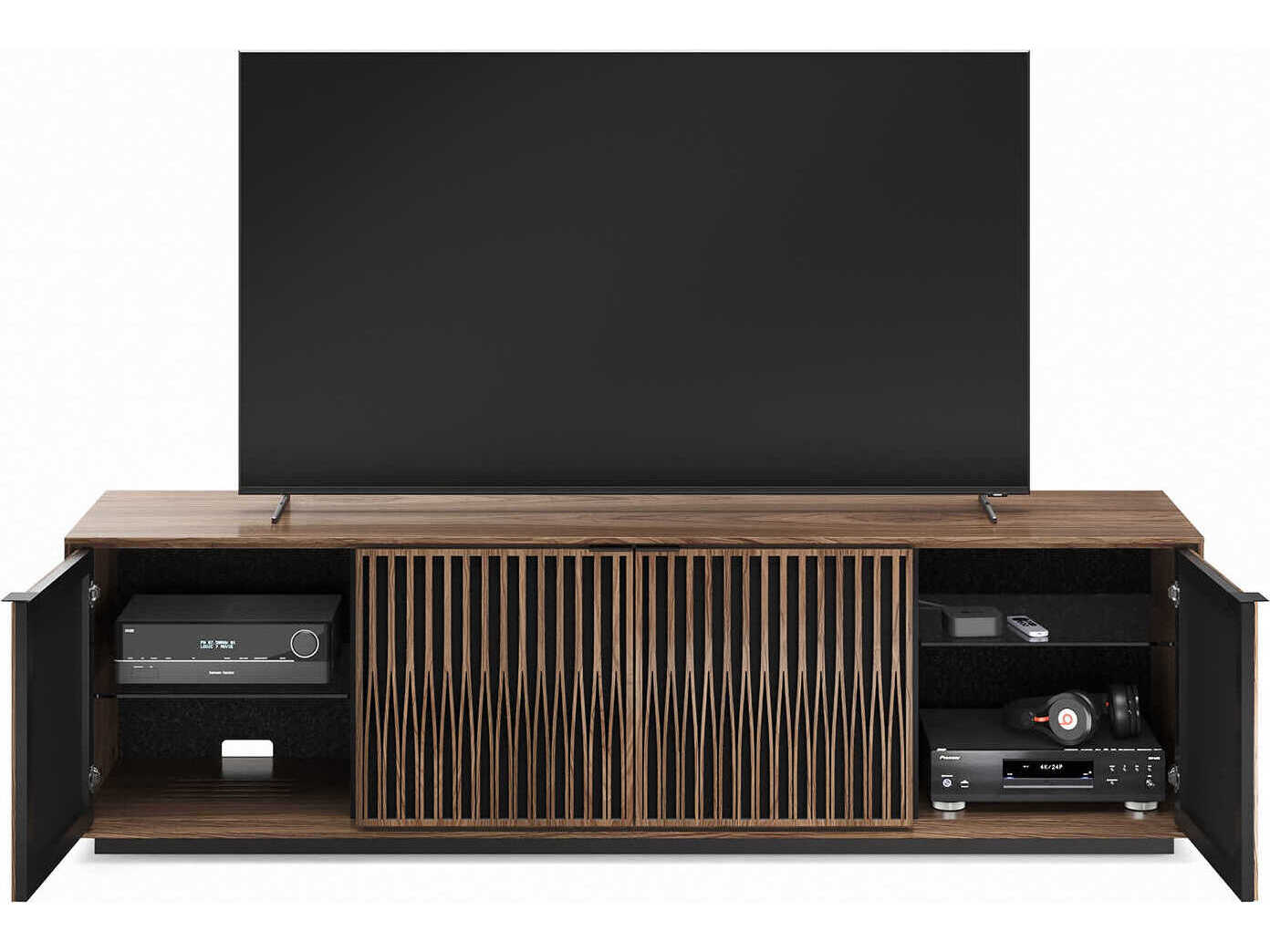 BDI Elements 82" Hardwood Natural Walnut Media Console