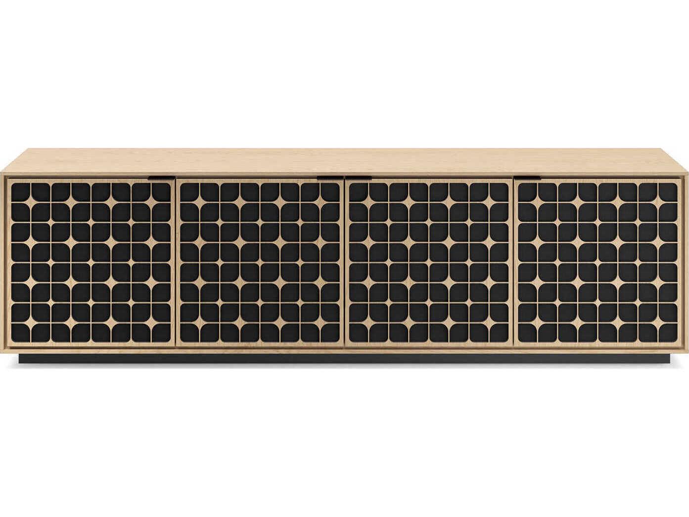 BDI Elements 82" Hardwood Washed Oak Media Console