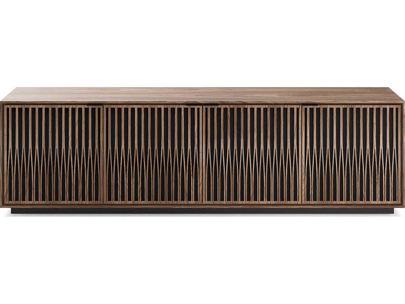 BDI Elements 82" Hardwood Natural Walnut Media Console