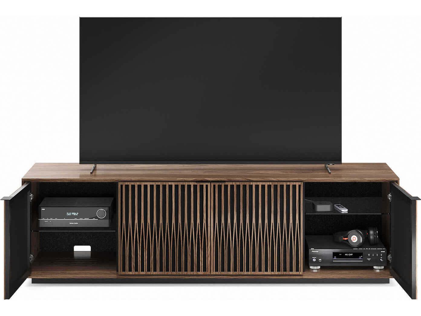 BDI Elements 82" Hardwood Natural Walnut Media Console