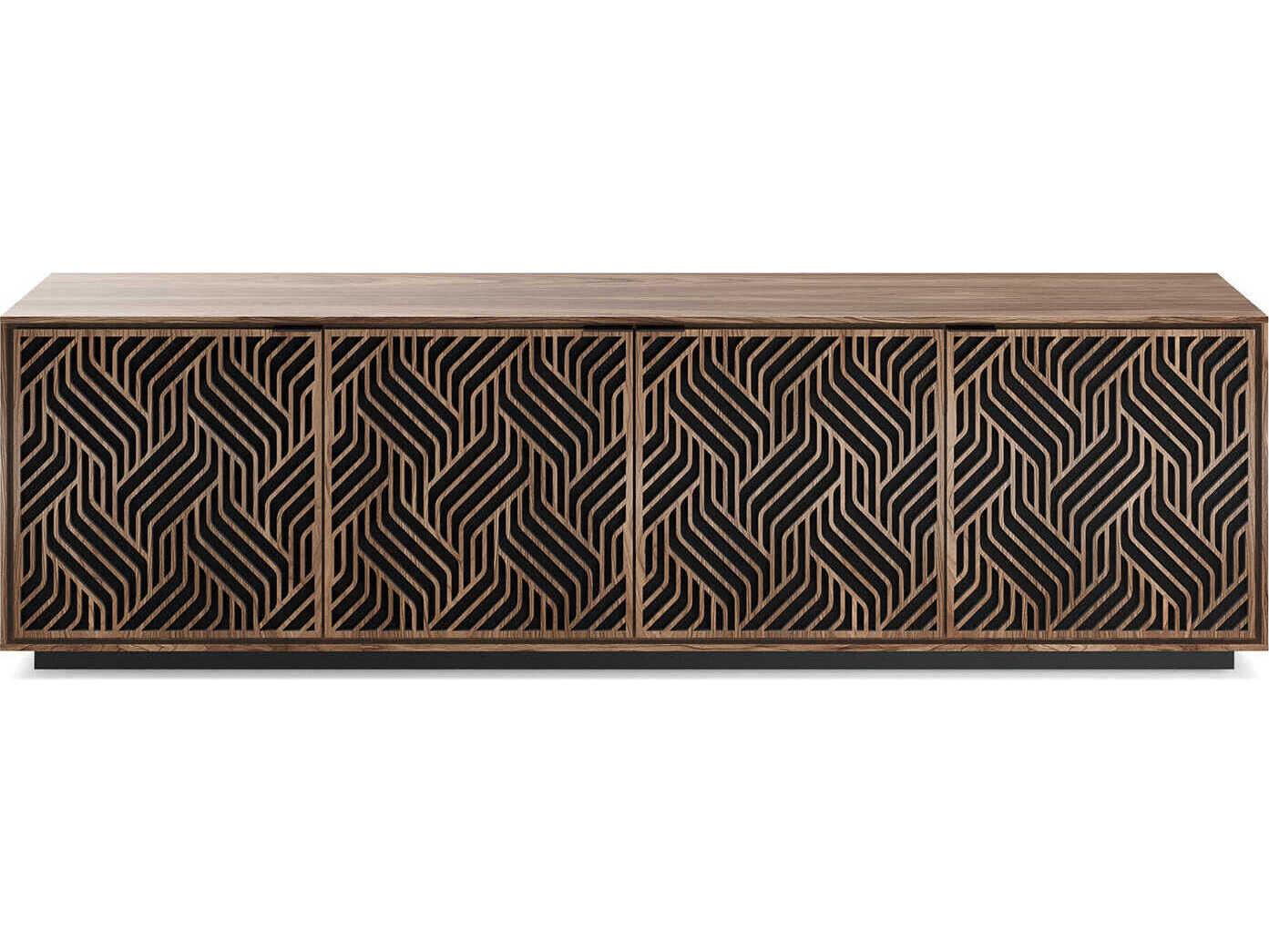 BDI Elements 82" Hardwood Natural Walnut Media Console