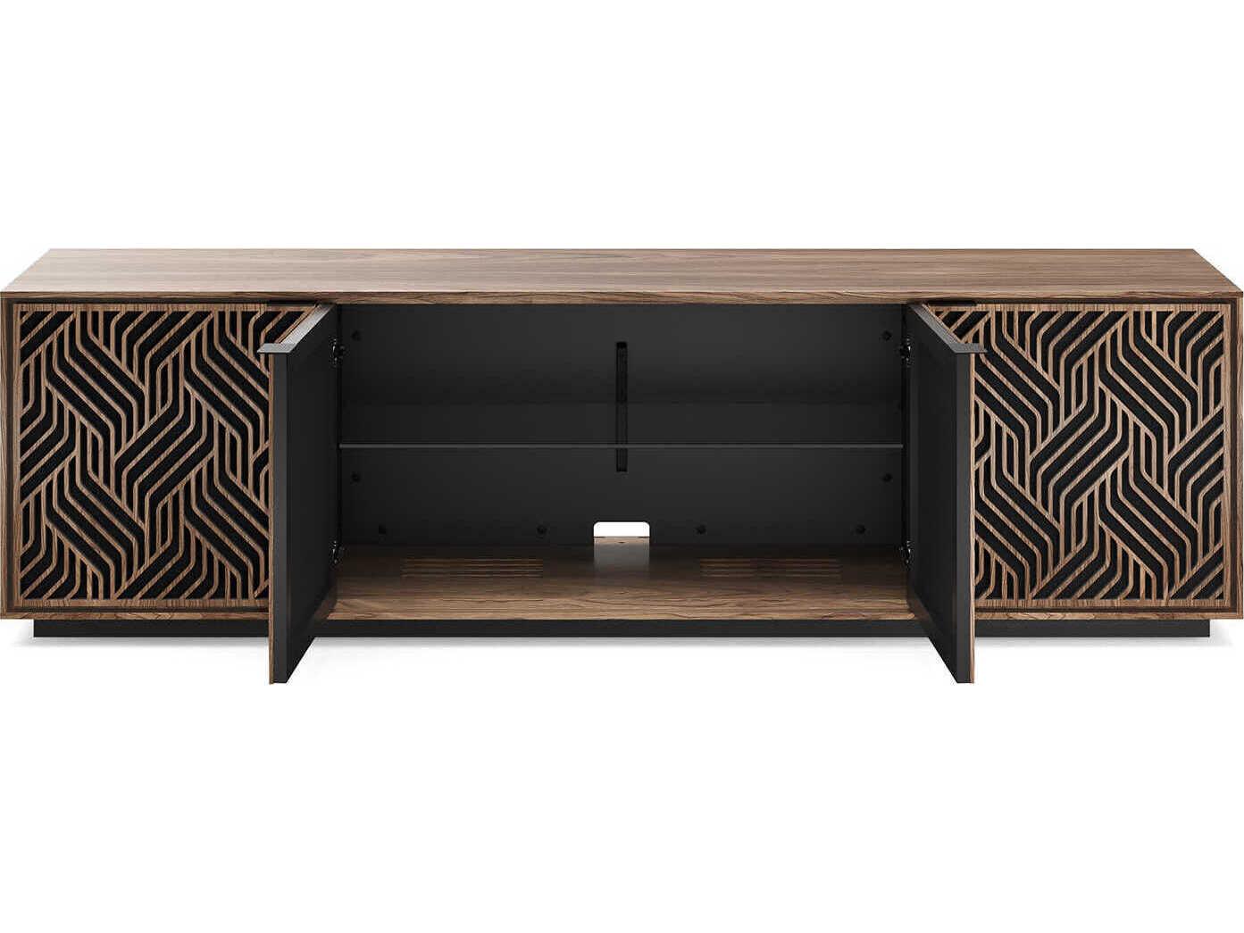 BDI Elements 82" Hardwood Natural Walnut Media Console