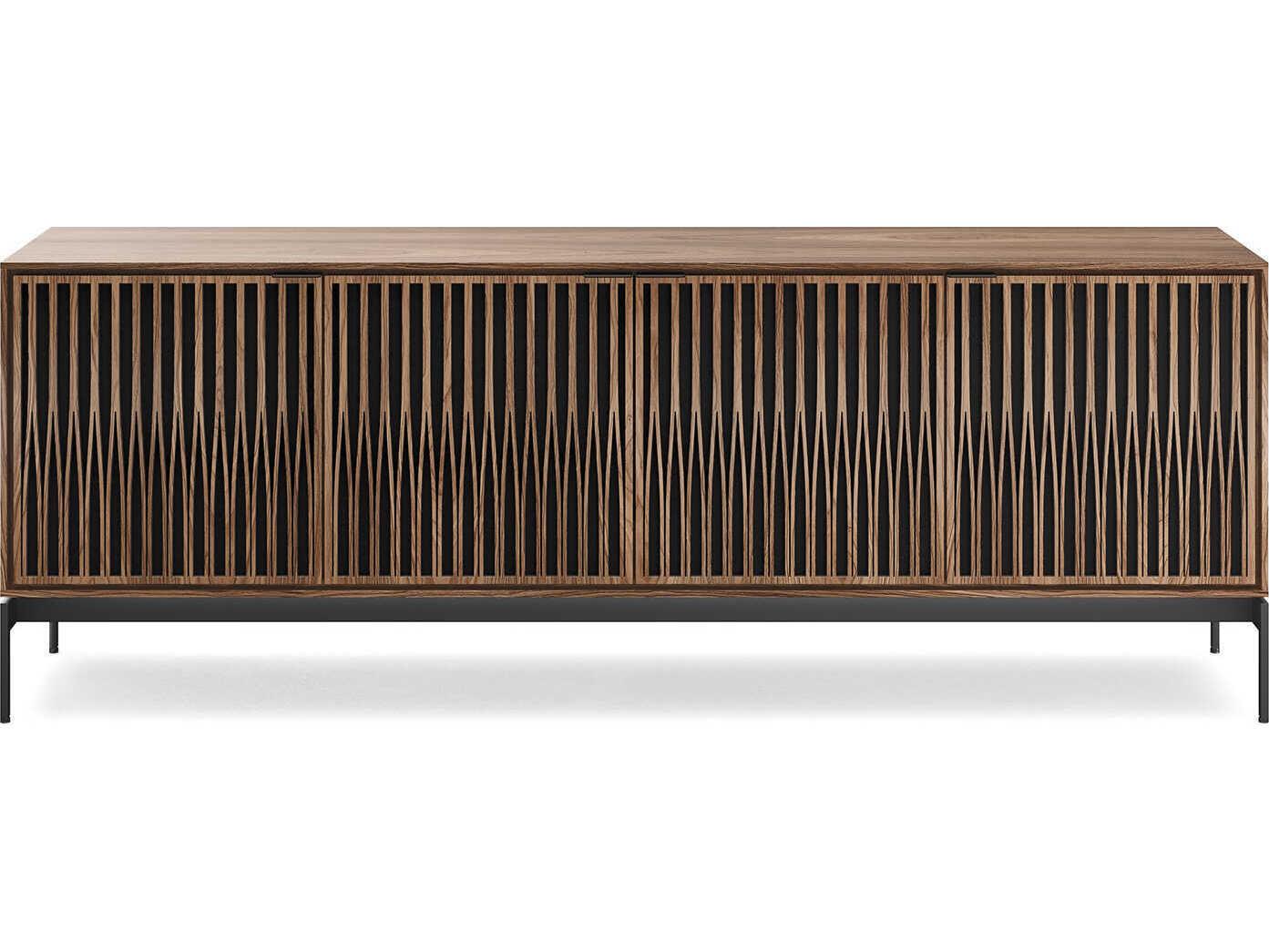 BDI Elements 82" Hardwood Natural Walnut Media Console