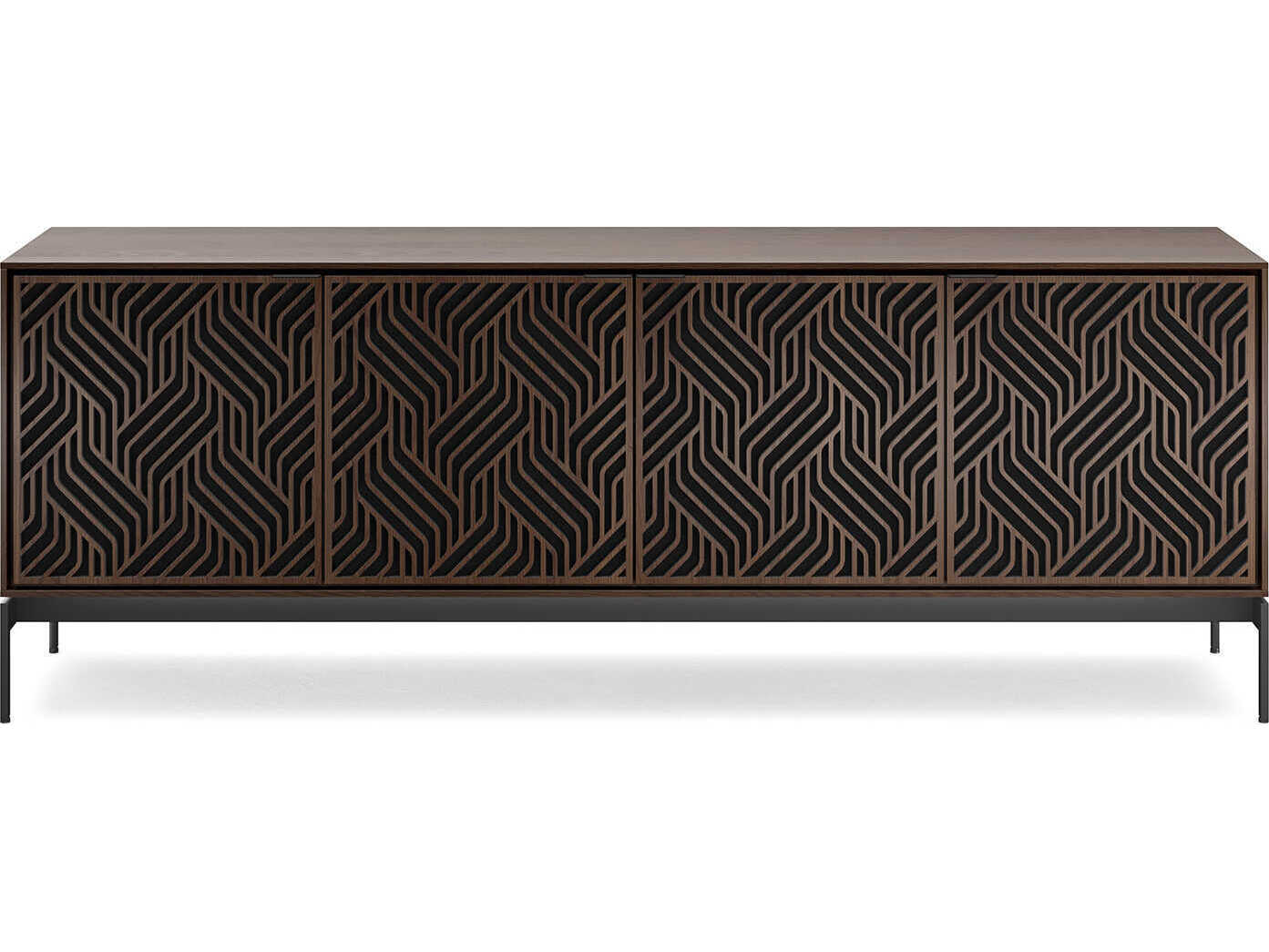 BDI Elements 82" Hardwood Toasted Oak Media Console