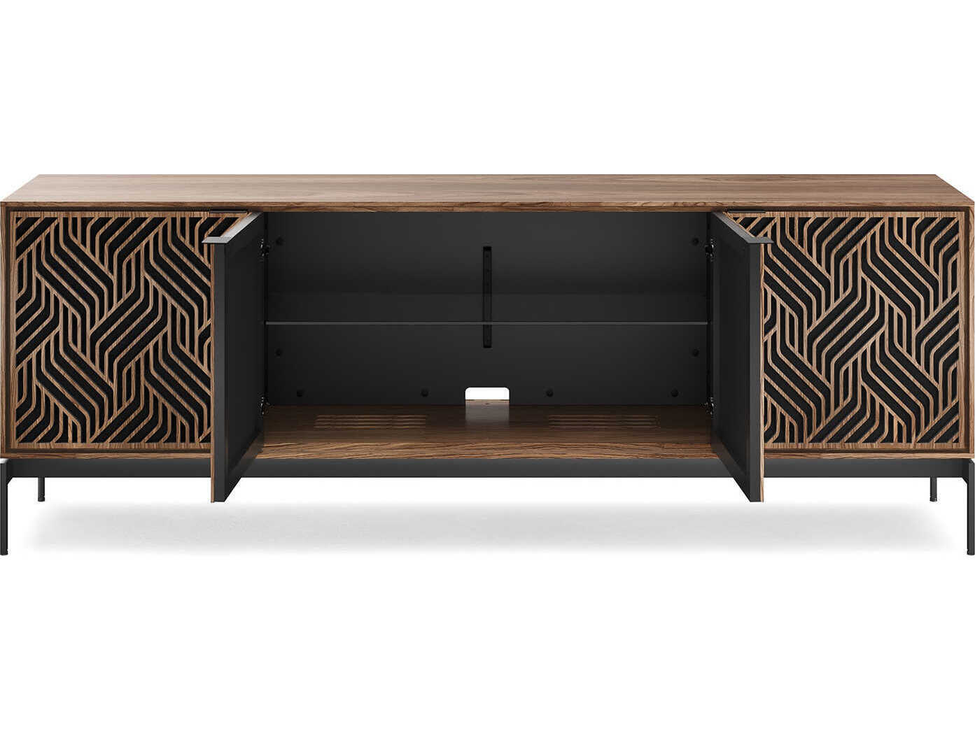 BDI Elements 82" Hardwood Natural Walnut Media Console