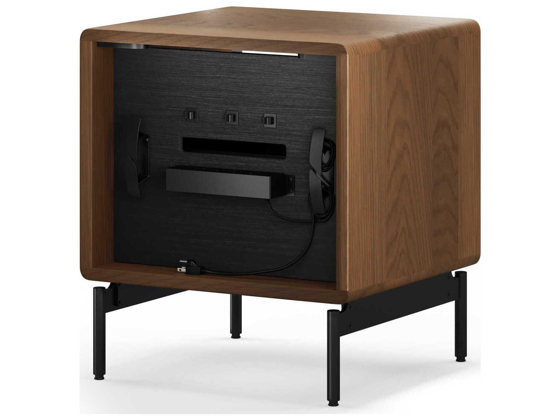 BDI Linq 1-Drawer Brown Hardwood Nightstand