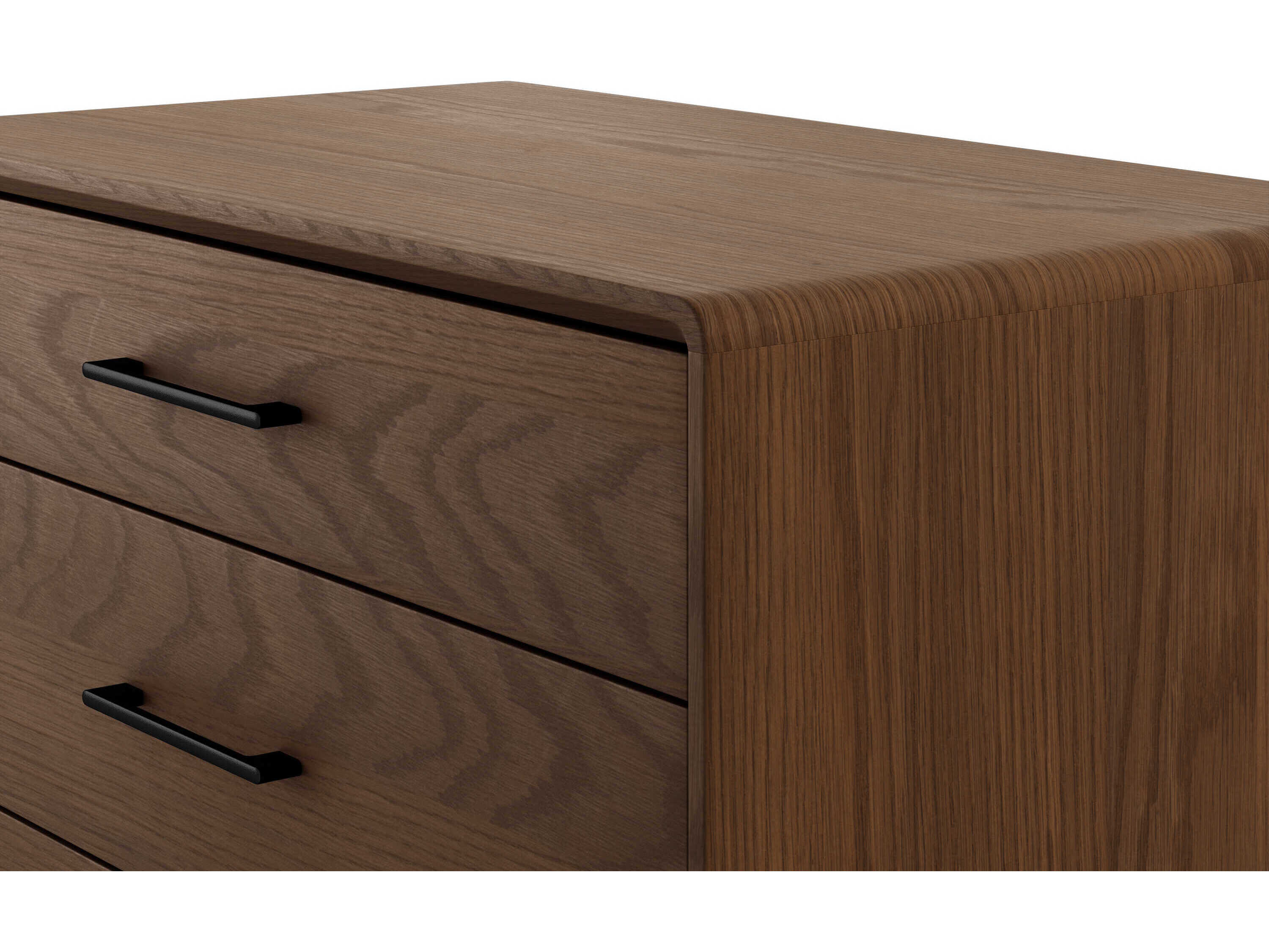 BDI Linq Toasted Oak Black Brown Hardwood Accent Chest